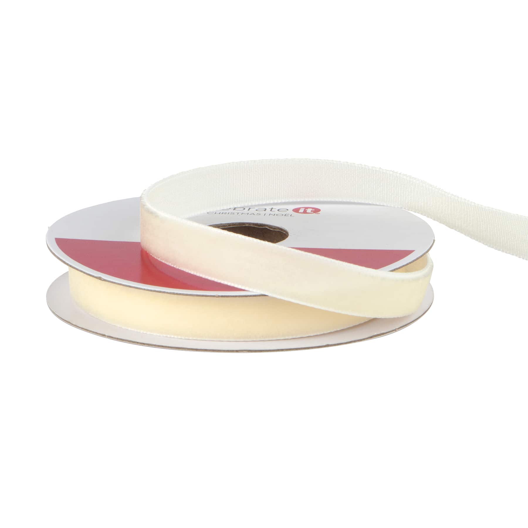 3/8&#x22; x 12ft. Velvet Ribbon by Celebrate It&#xAE; Christmas