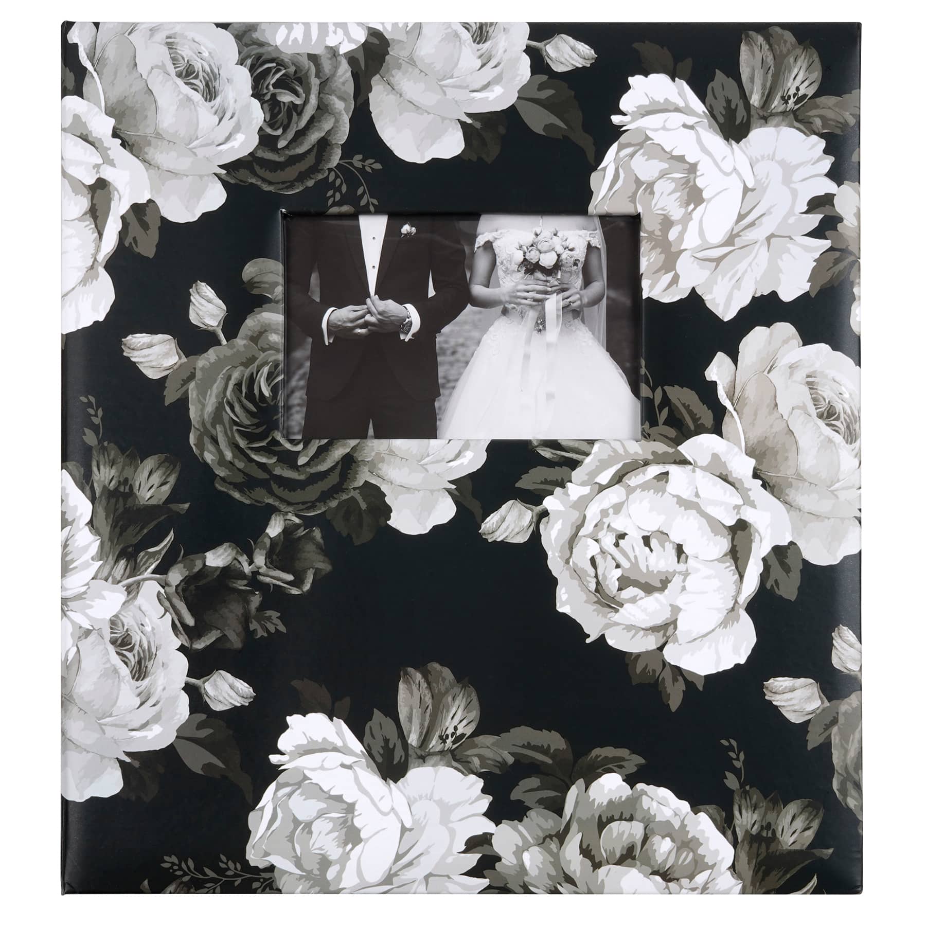 Black &#x26; White Floral Photo Album by Recollections&#xAE;