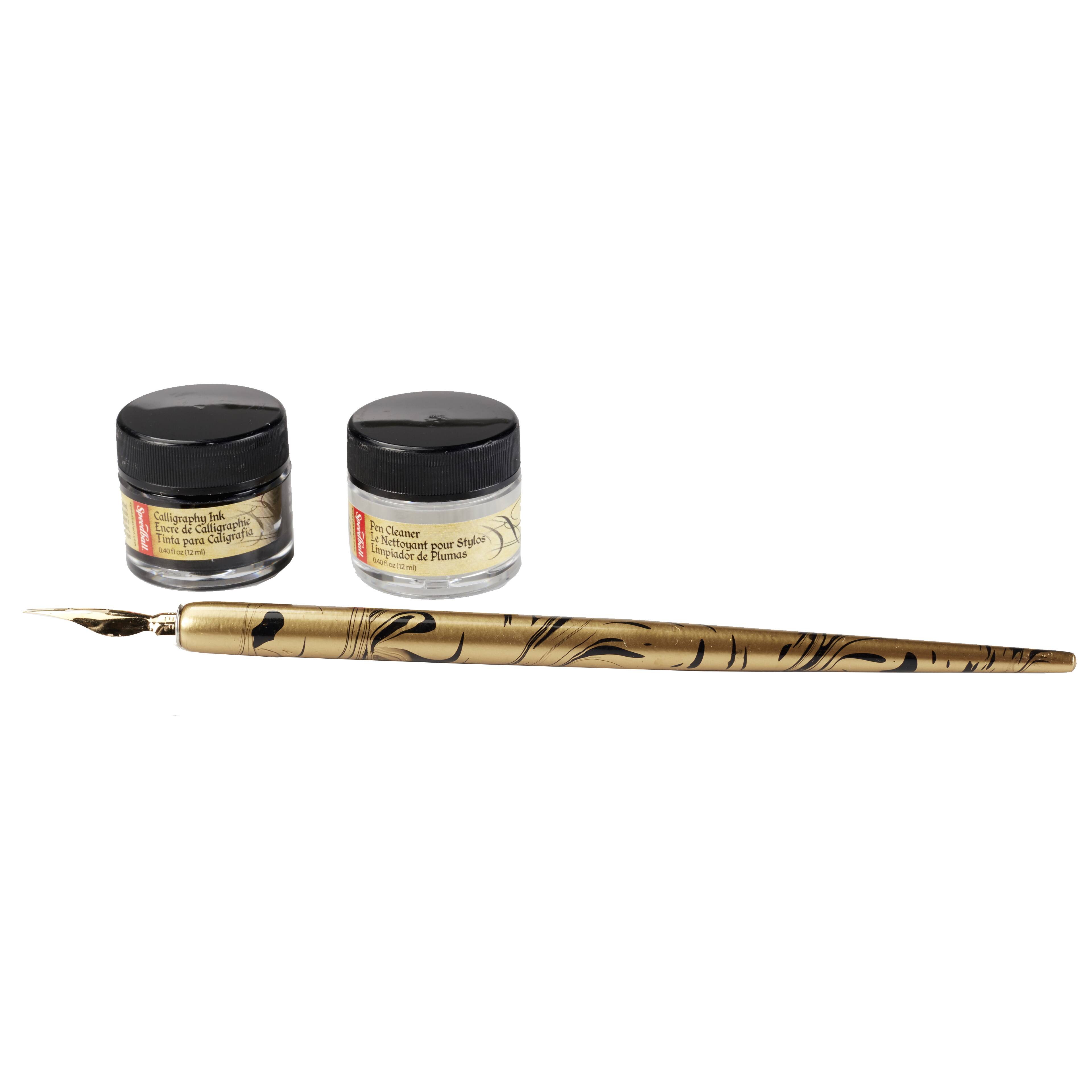 6 Pack: Speedball® Signature Series™ Calligraphy Pen & Ink Set