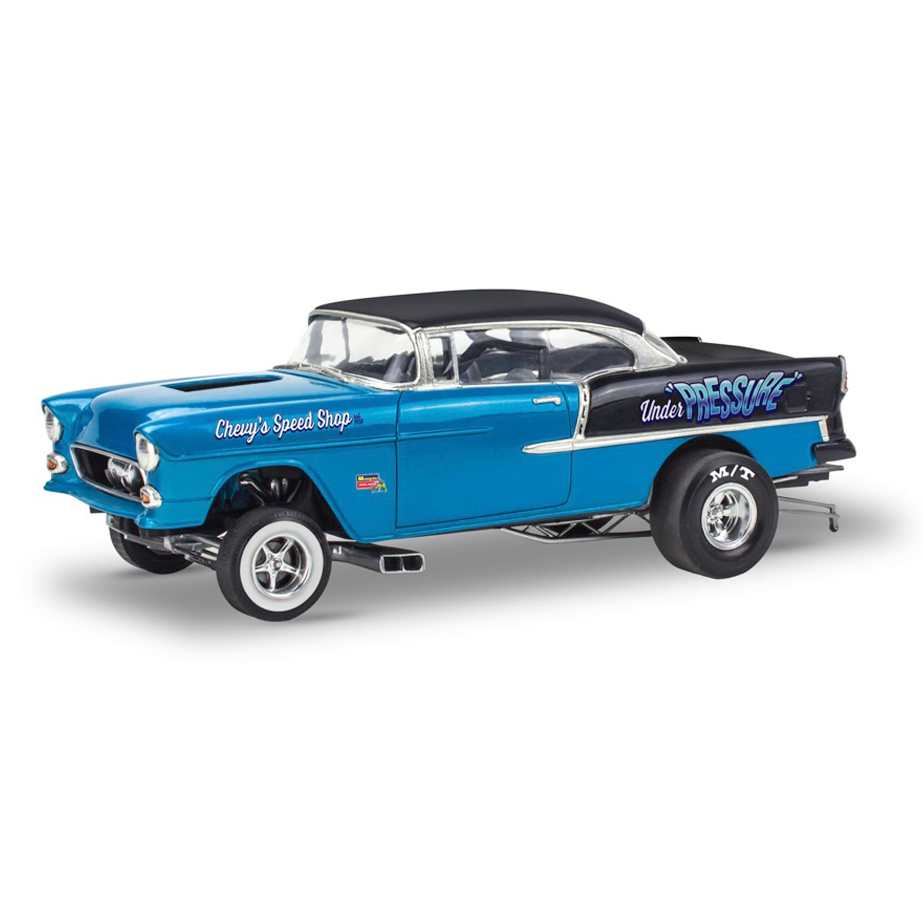 &#x27;55 Chevy Bel Air Street Machine 2-in-1 Model Car Kit