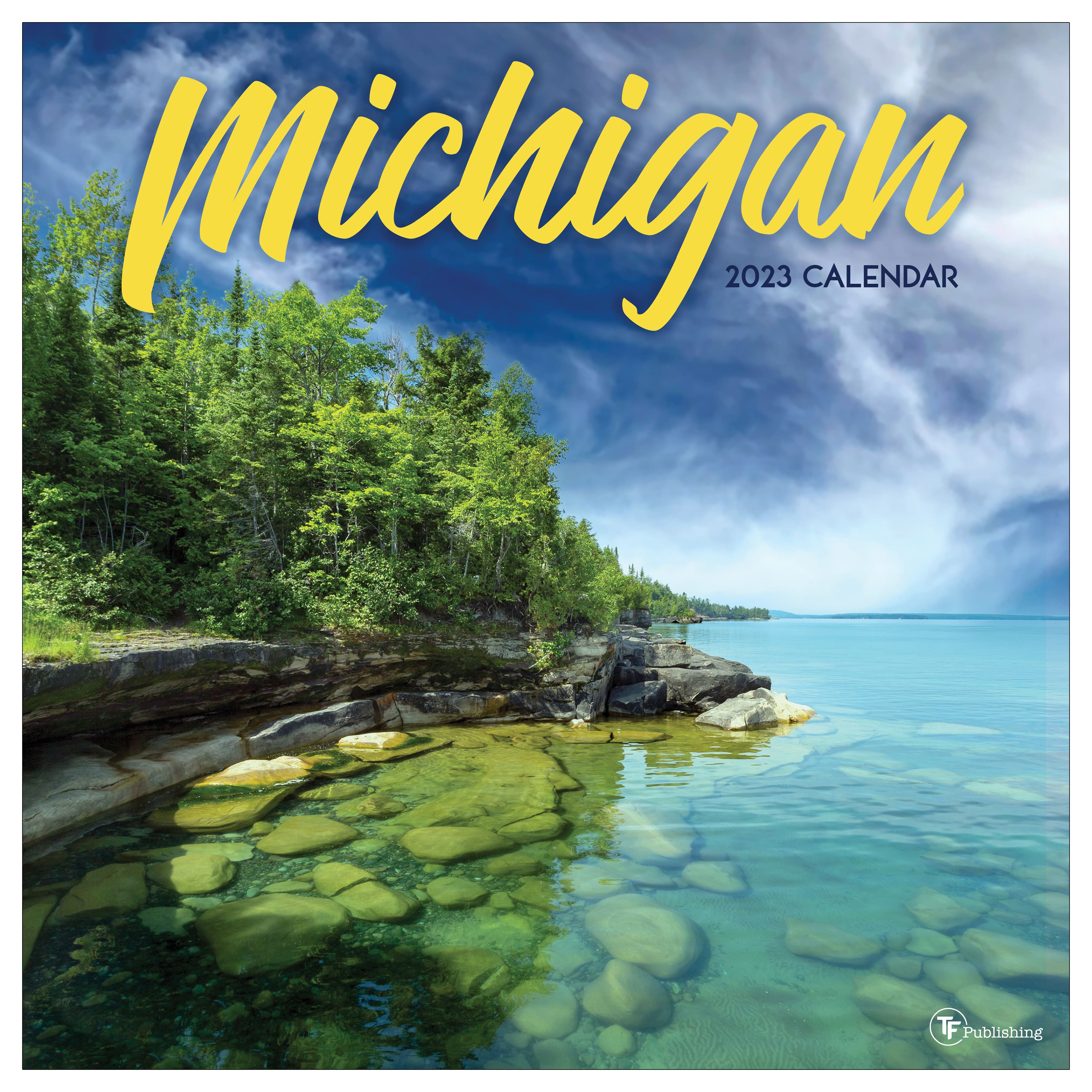 TF Publishing 2023 Michigan Wall Calendar Michaels