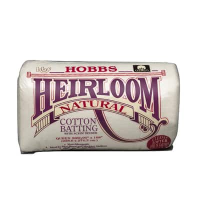 Hobbs Heirloom Premium Cotton Batting/Wadding Twin Size (72 x 90)