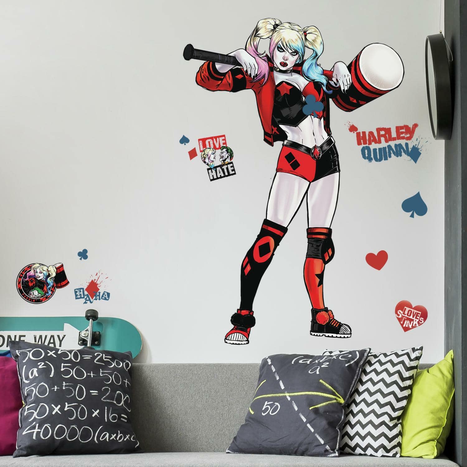 Harley Quinn 3D Wall Sticker 