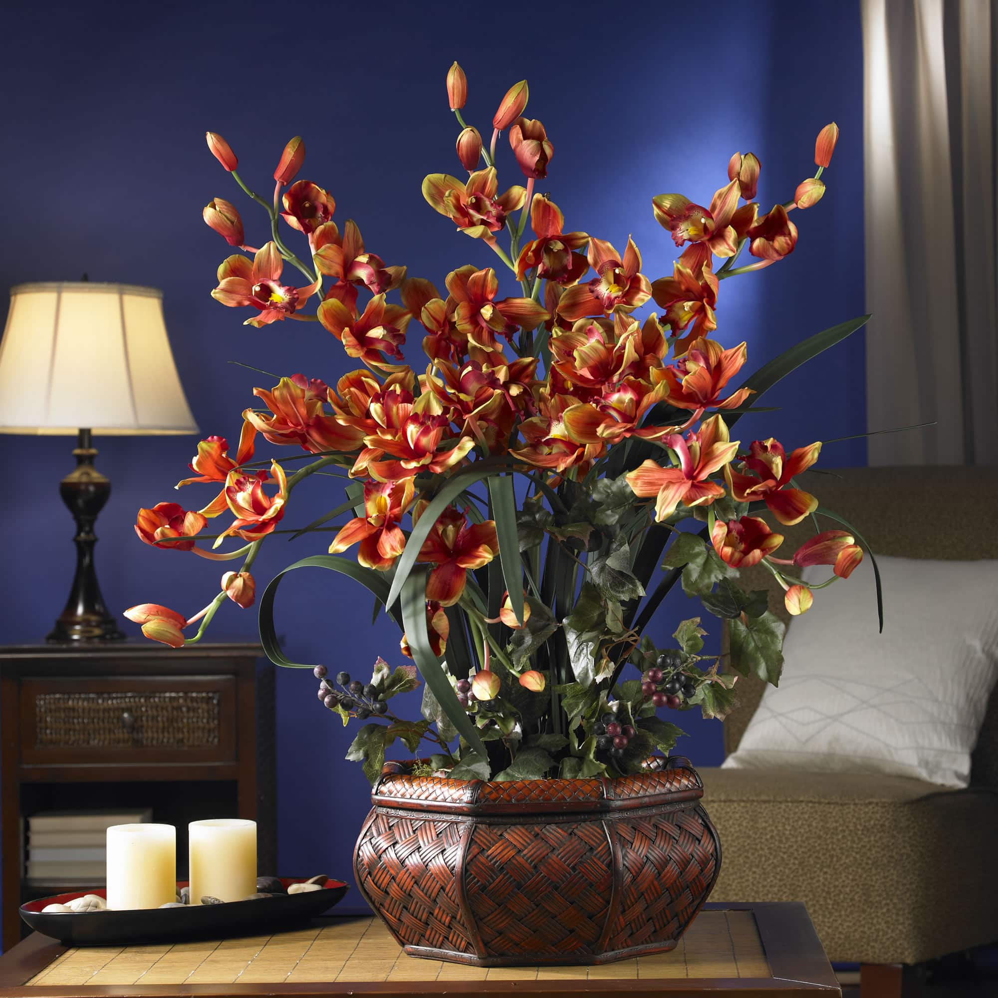 3ft. Boat Orchid Arrangement in Decorative Planter