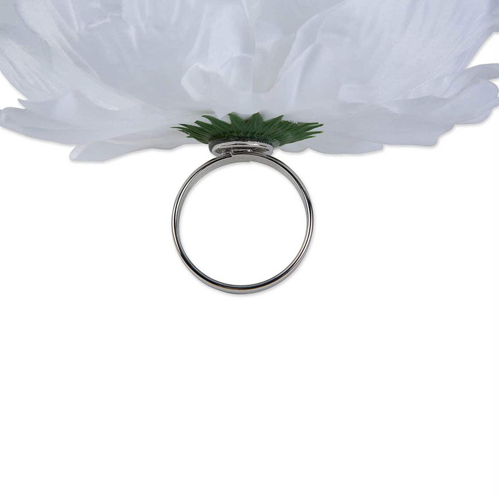 DII&#xAE; Peony Napkin Rings, 4ct.