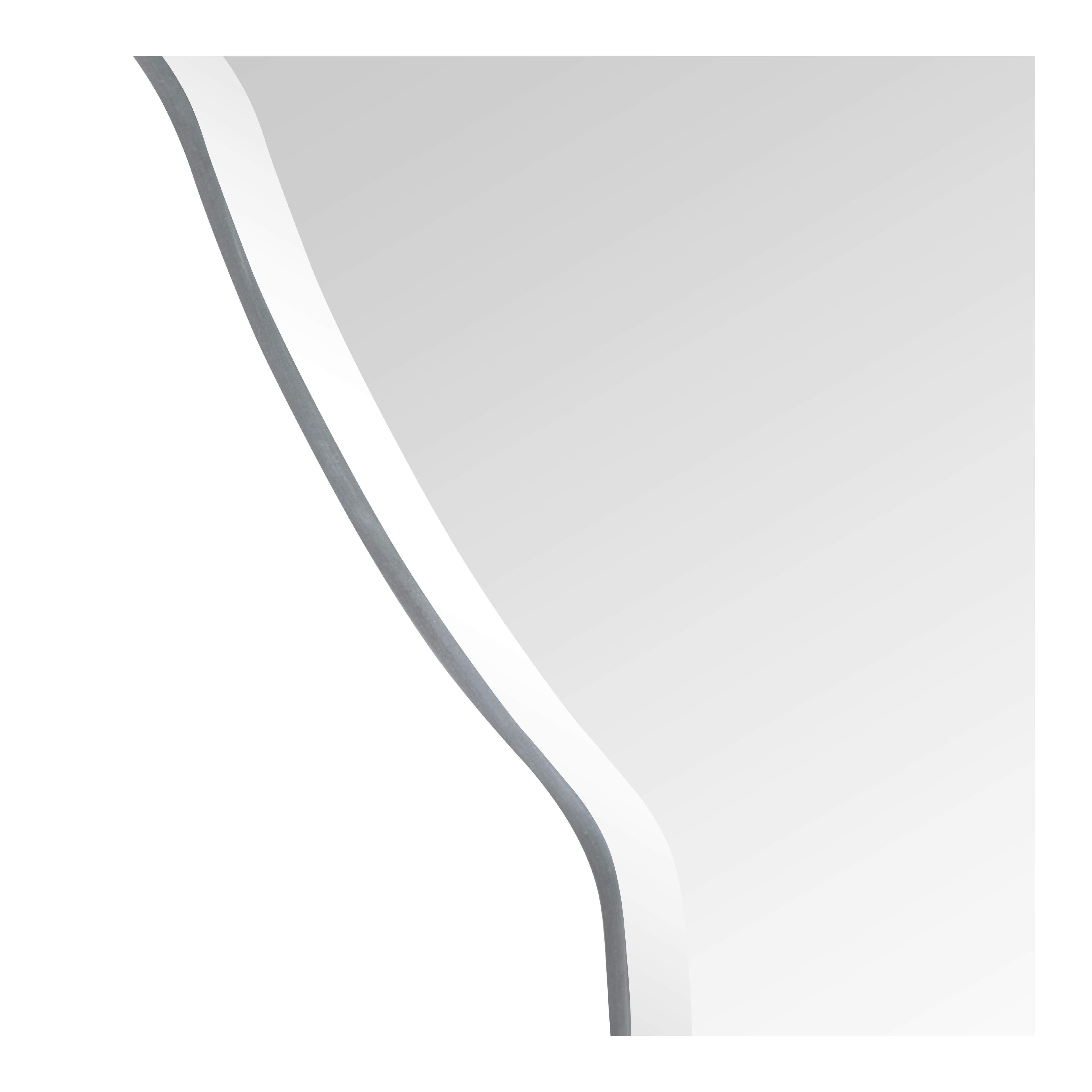 16&#x22; x 24&#x22; Oval Frameless Decorative Mirror by Ashland&#xAE;