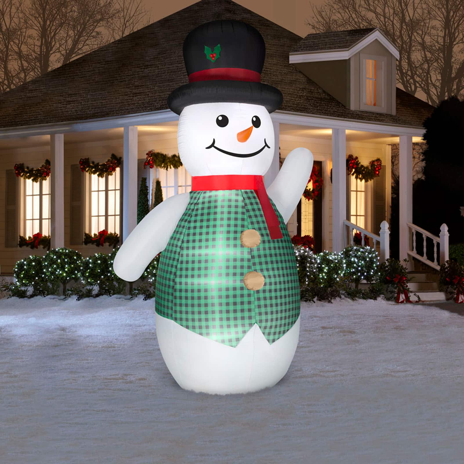 12.5ft. Airblown® Inflatable Christmas Dapper Snowman