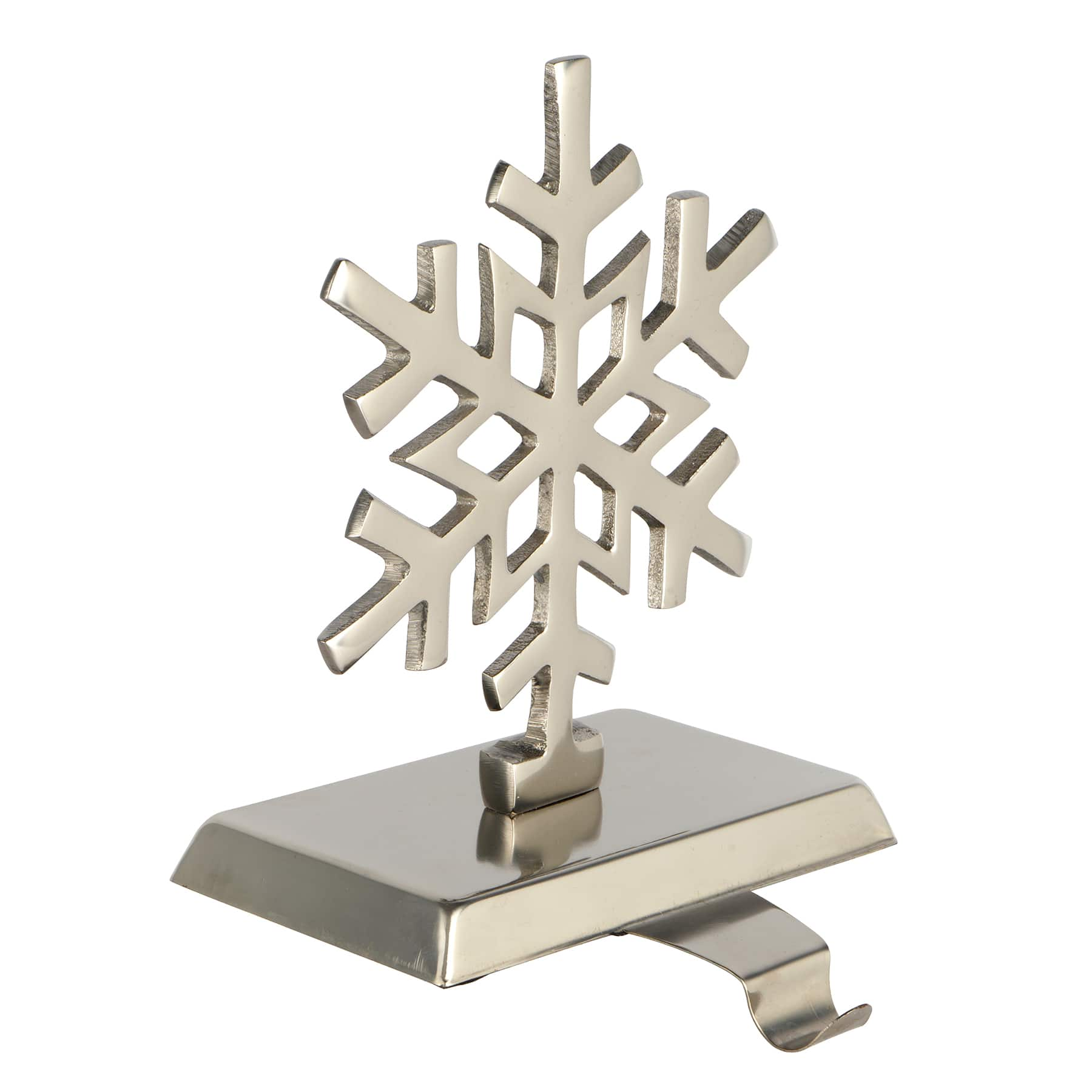 Silver Snowflake Stocking Holder by Ashland&#xAE;