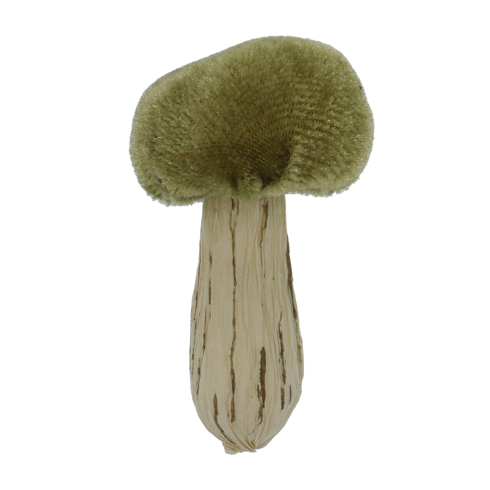 Green, Cream &#x26; Pink Velvet Decorative Mushrooms, 5ct. by Ashland&#xAE;