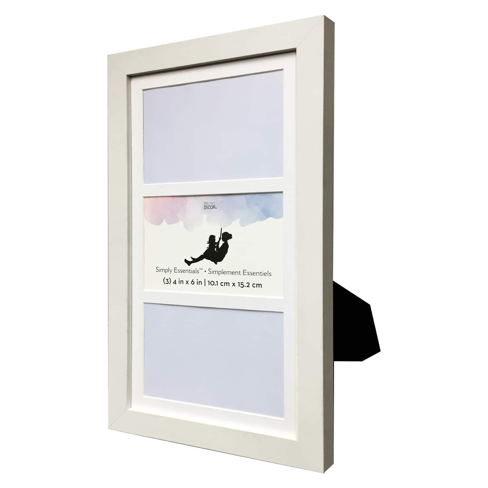 12 Pack: 3 Opening White Flat Top 4&#x22; x 6&#x22; Collage Frame, Simply Essentials&#x2122; by Studio D&#xE9;cor&#xAE;