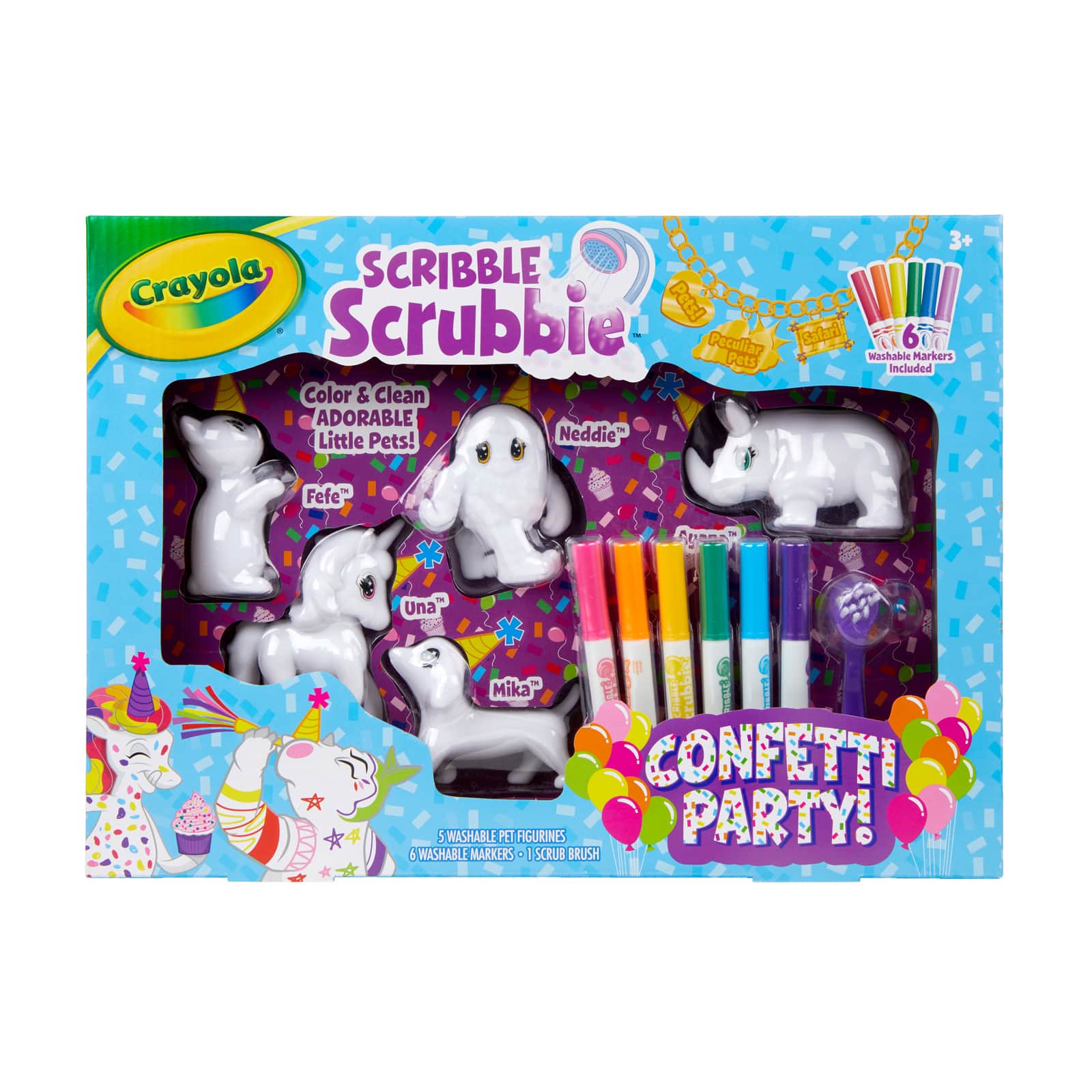 Crayola Scribble Scrubbies Pets Refresh Assorted 3y+ 3PK 1EACH