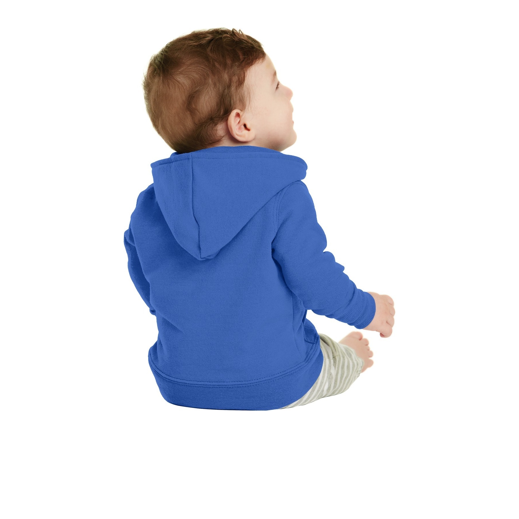 Port &#x26; Company&#xAE; Core Fleece Full-Zip Hooded Infant Sweatshirt