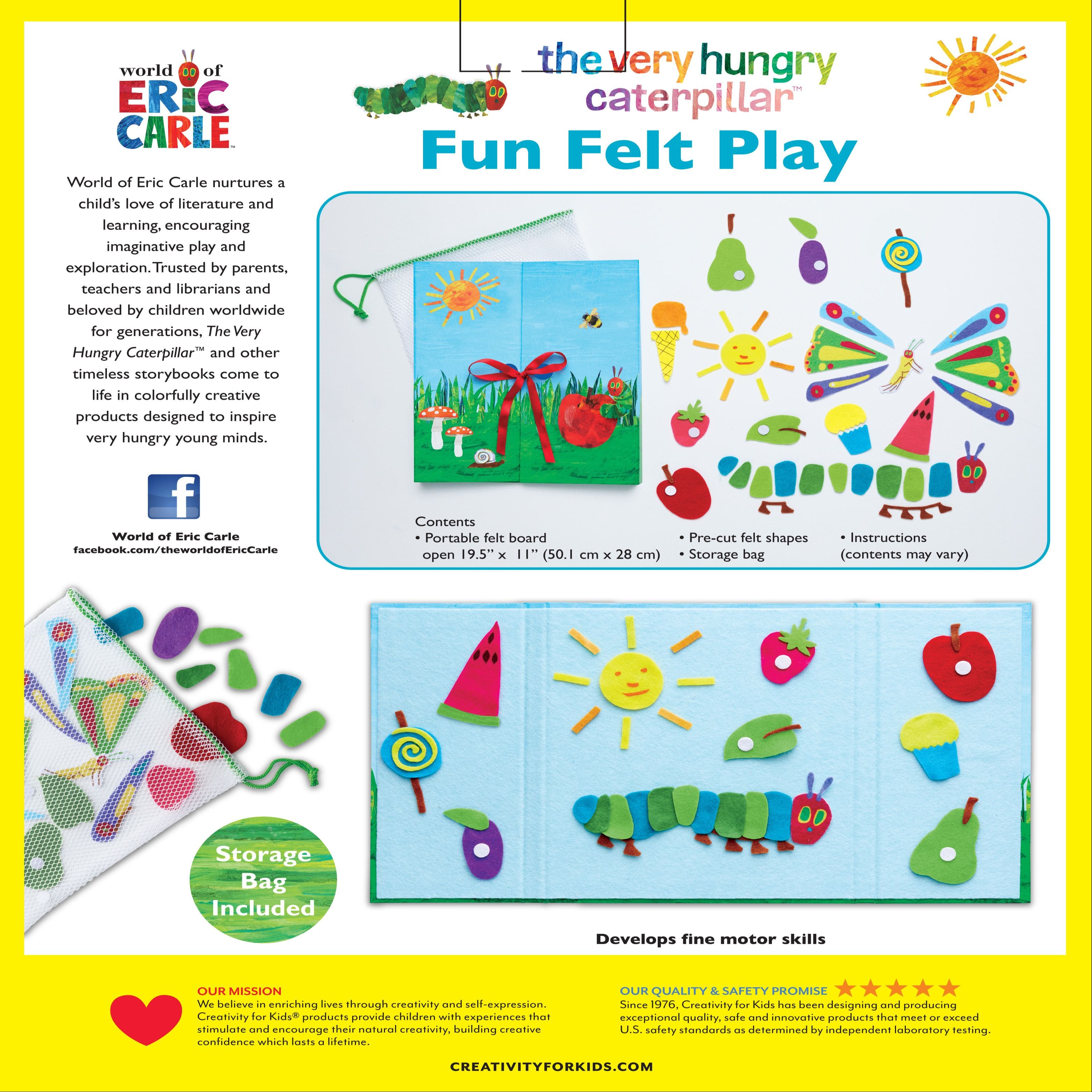 Creativity for Kids&#xAE; The Very Hungry Caterpillar Fun Felt Play