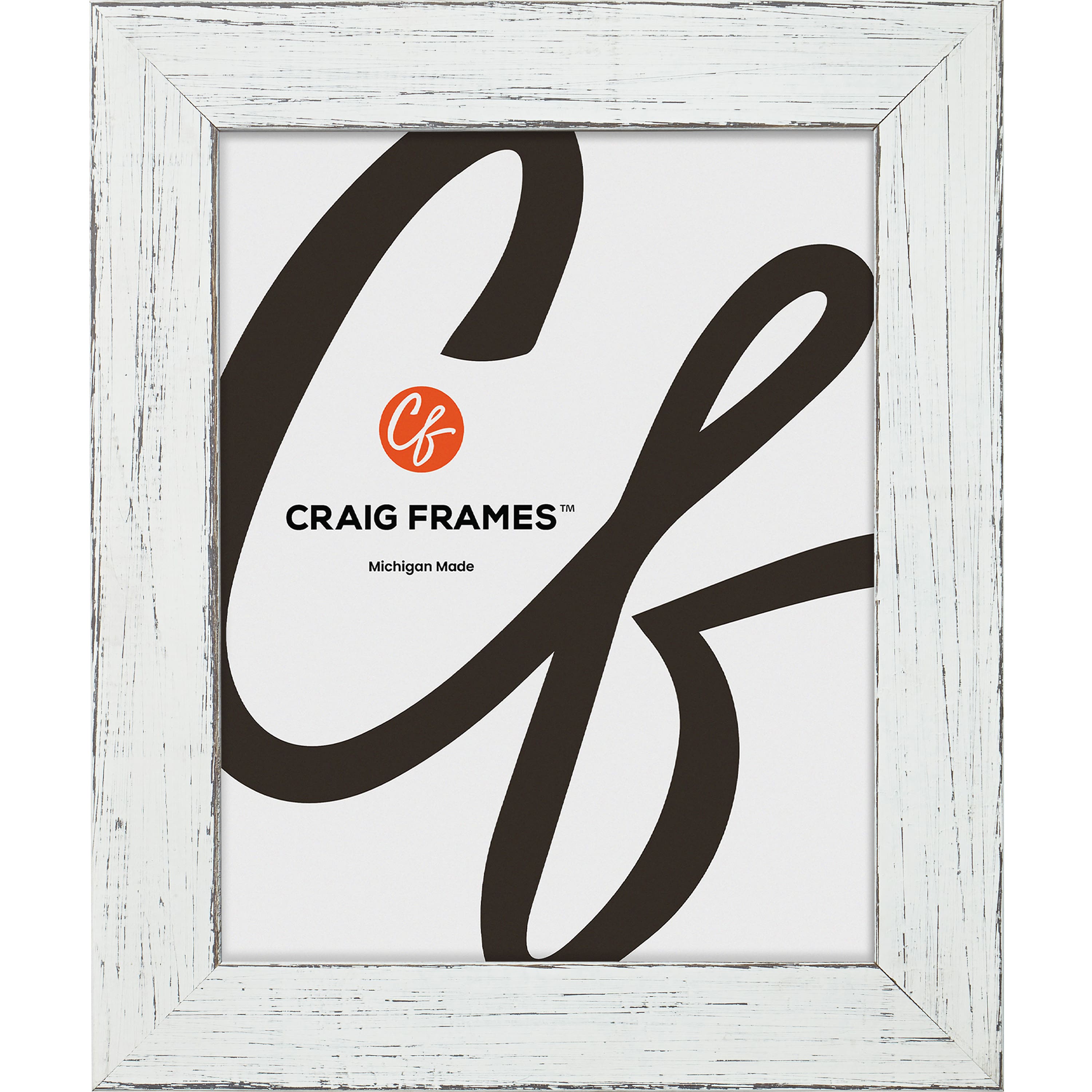 Craig Frames Jasper Marshmallow White Picture Frame