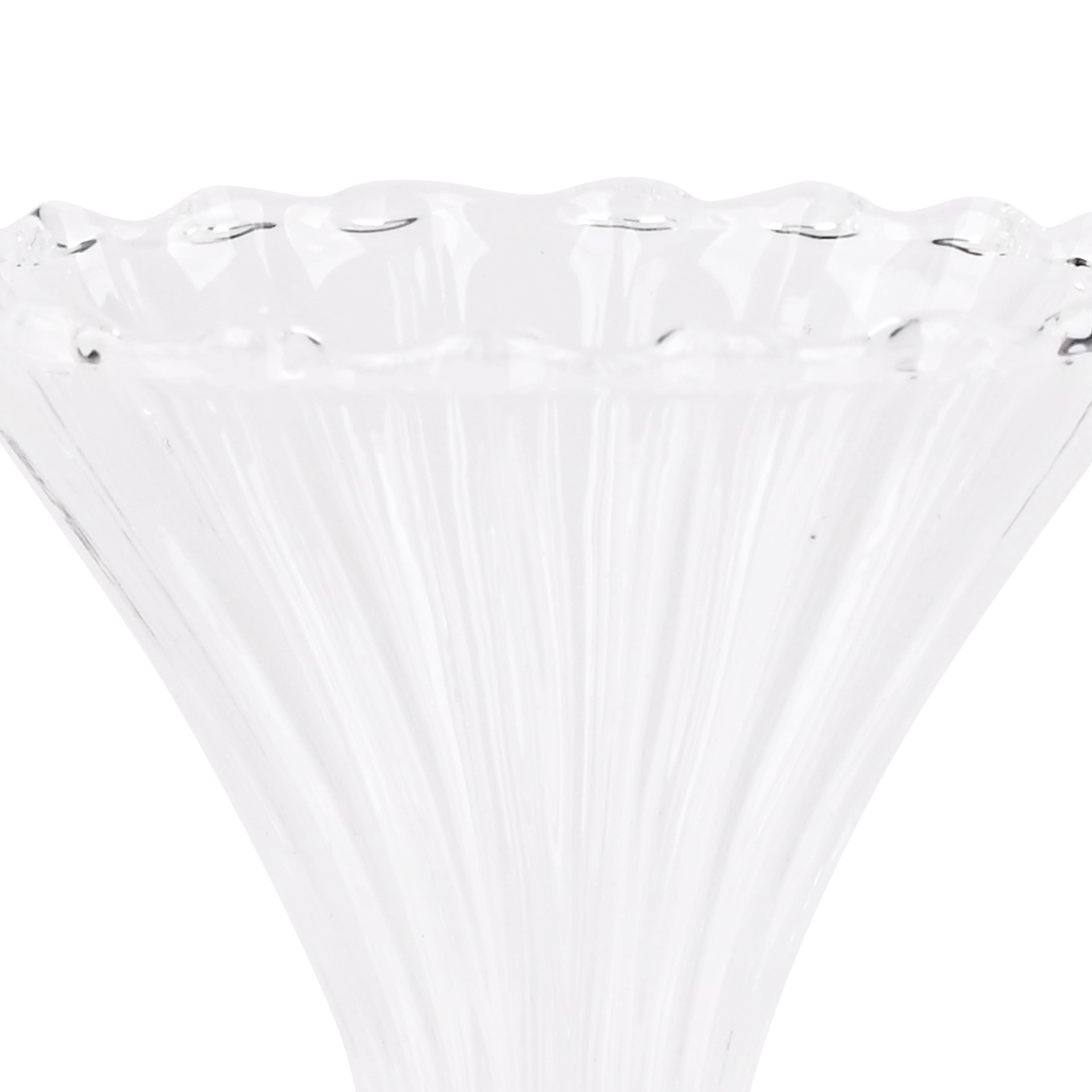 4" Clear Wide-Mouth Blown Glass Bud Vase by Ashland®