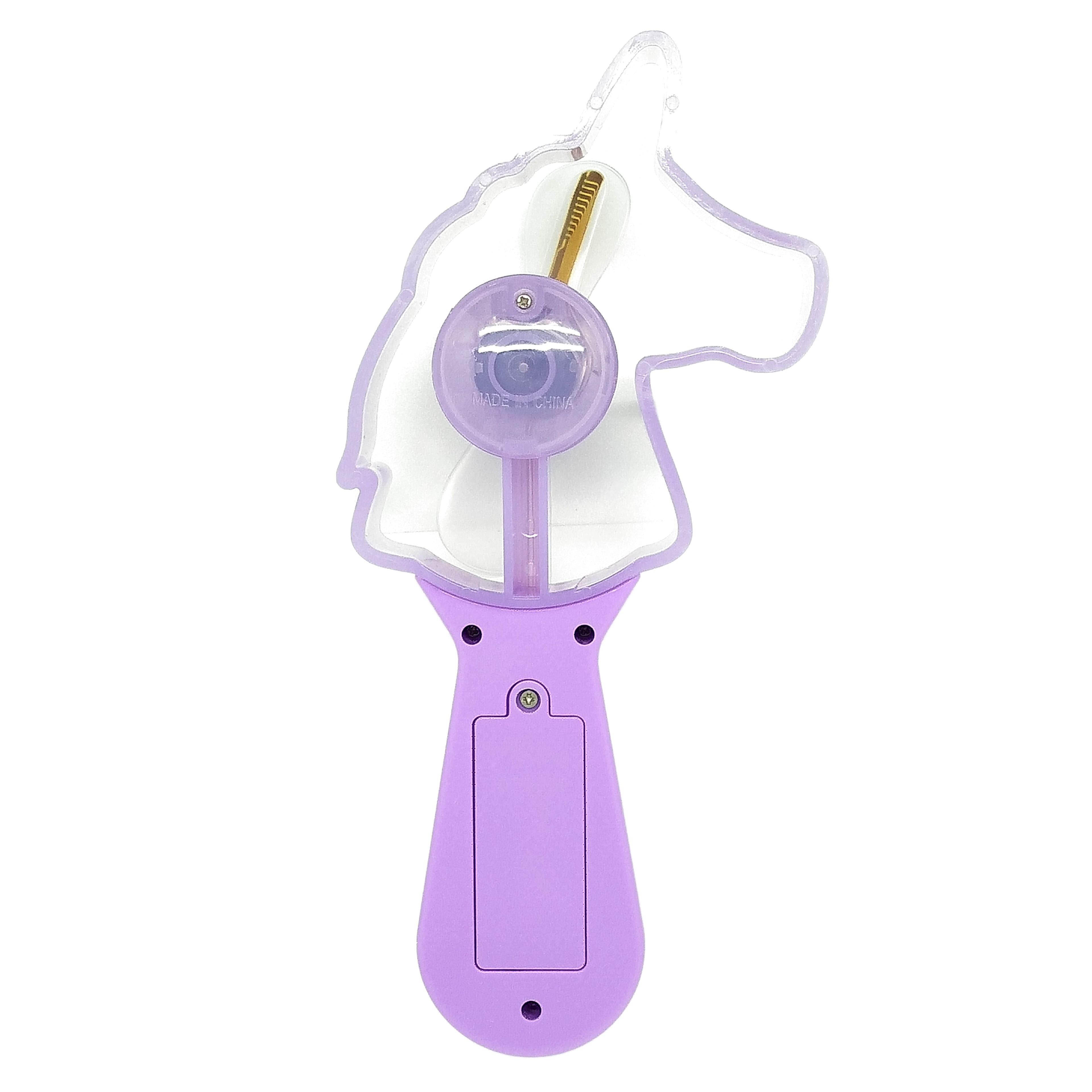 Purple Unicorn Light Up Fan by Creatology&#x2122; Fab Finds