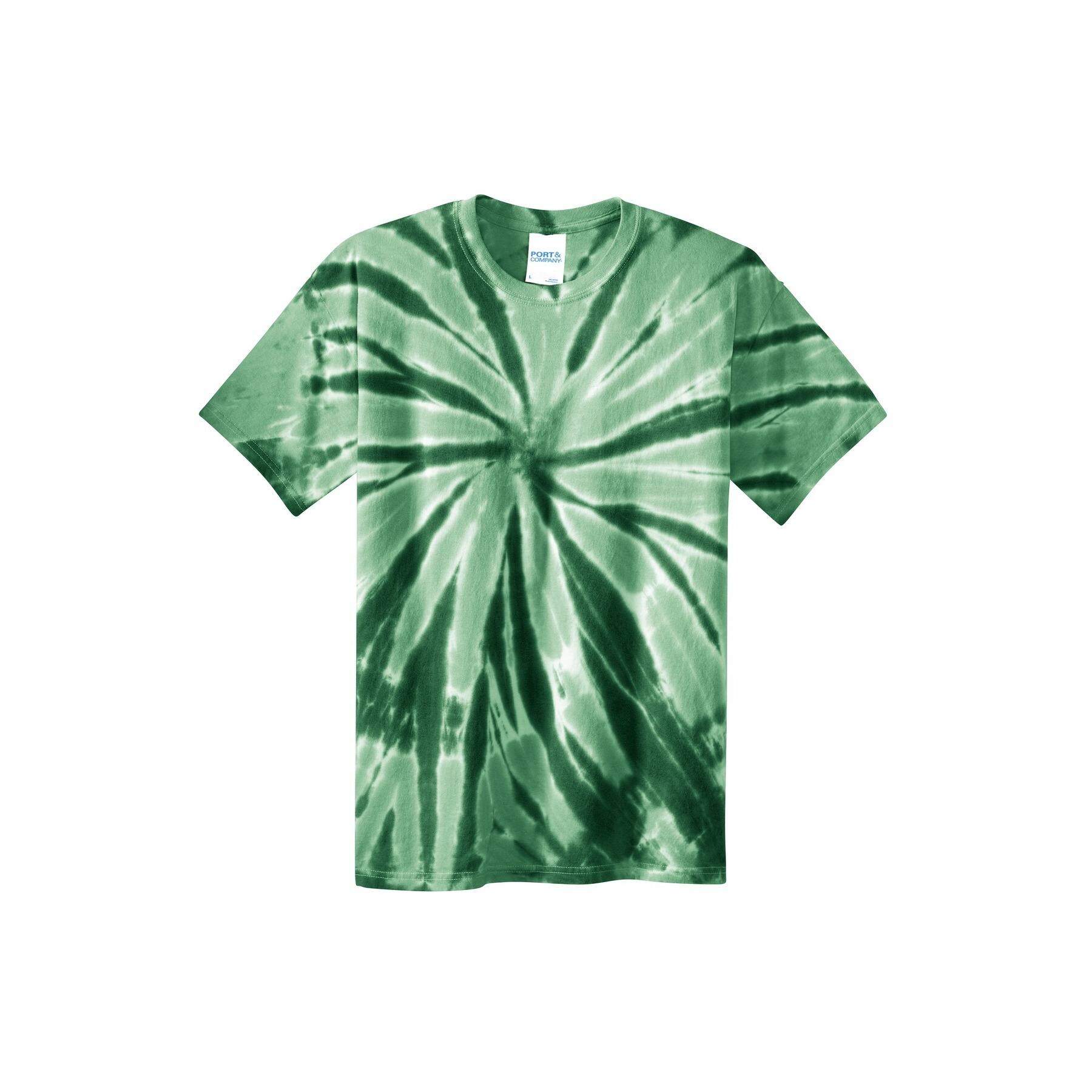 Letter Print Tie Dye Round Neck Short-sleeve T-shirts for Mom and Me