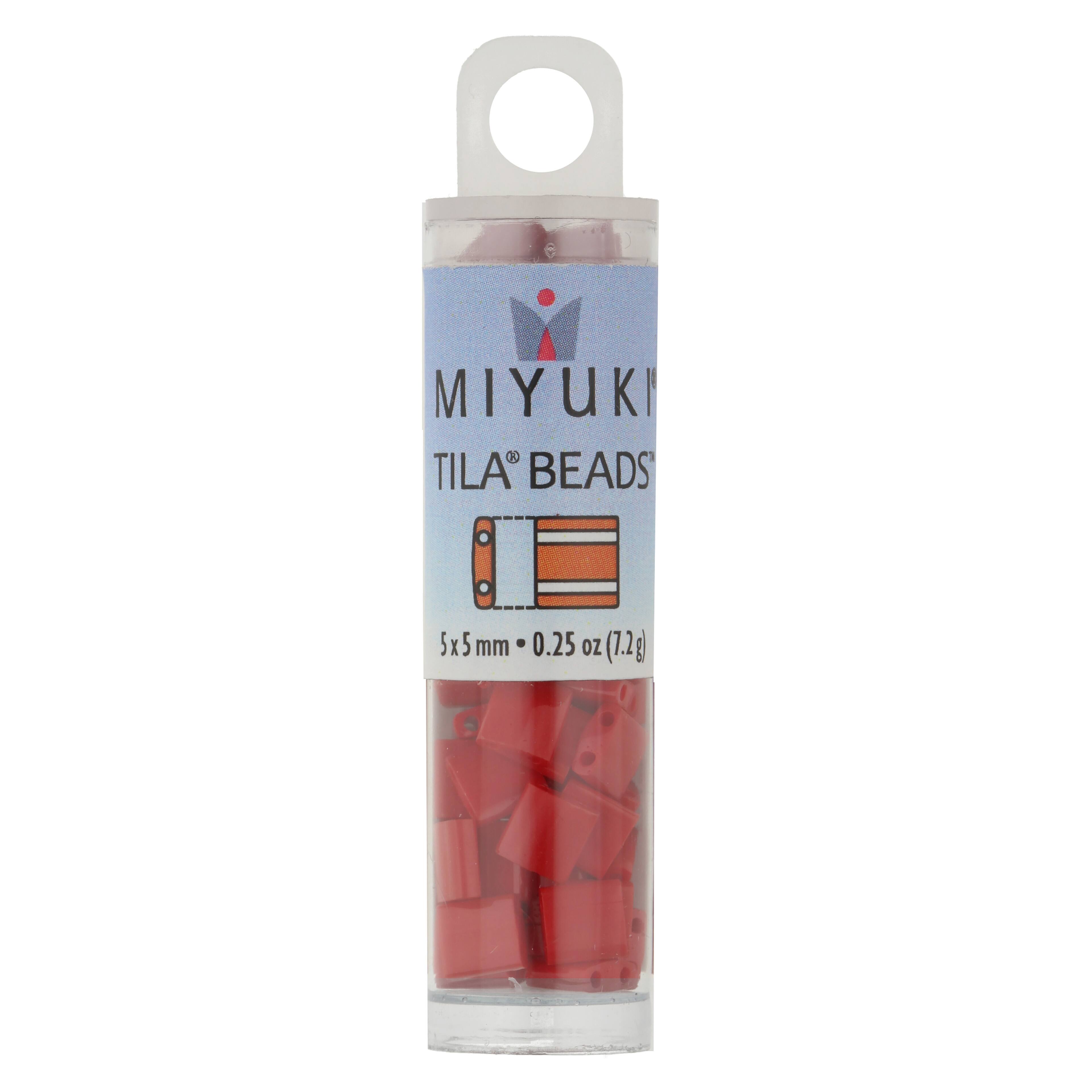 Miyuki&#xAE; Tila&#xAE; 5mm 2-Hole Square Glass Seed Beads