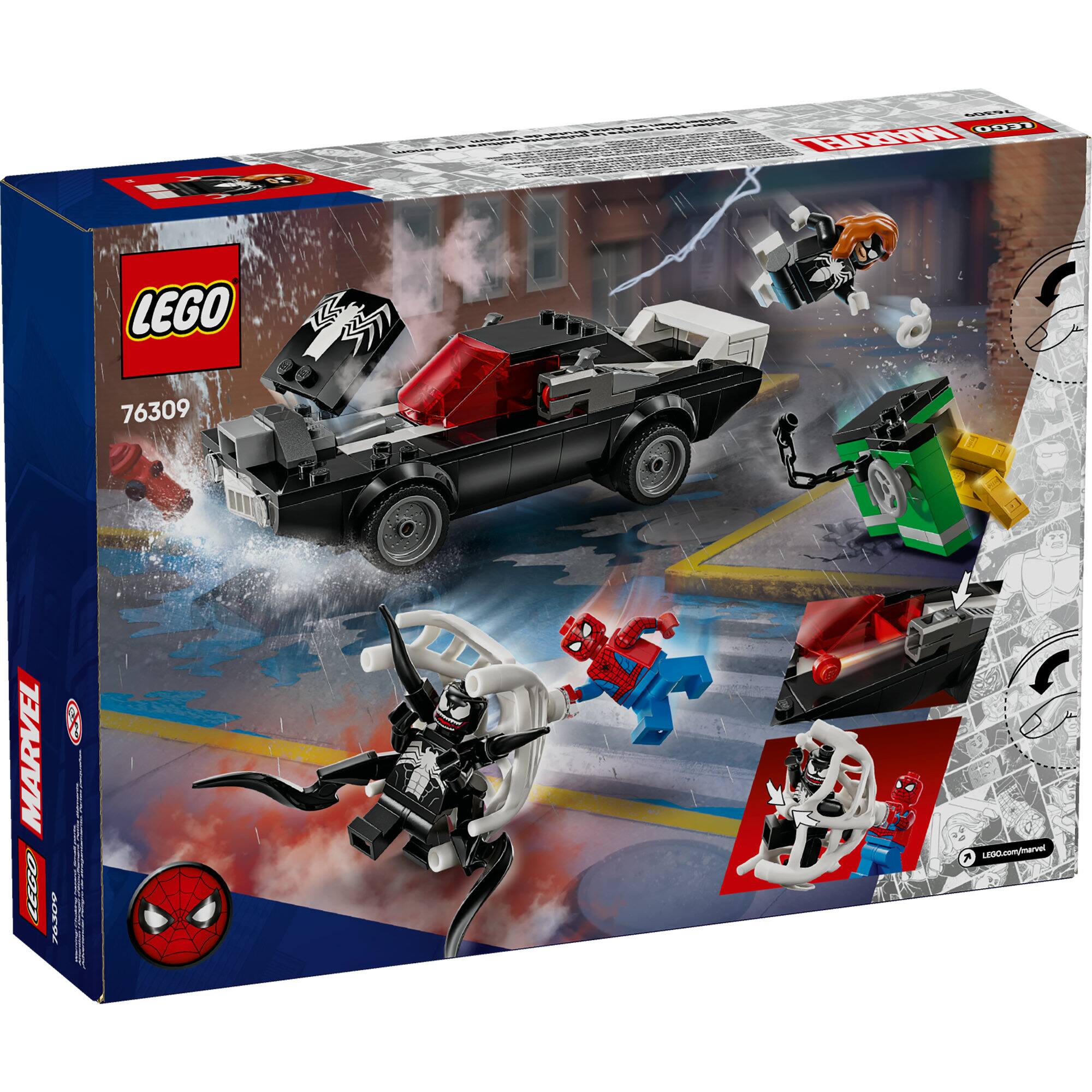 LEGO® Marvel Spider-Man vs. Venom Muscle Car Buildable Toy Vehicle Set 76309