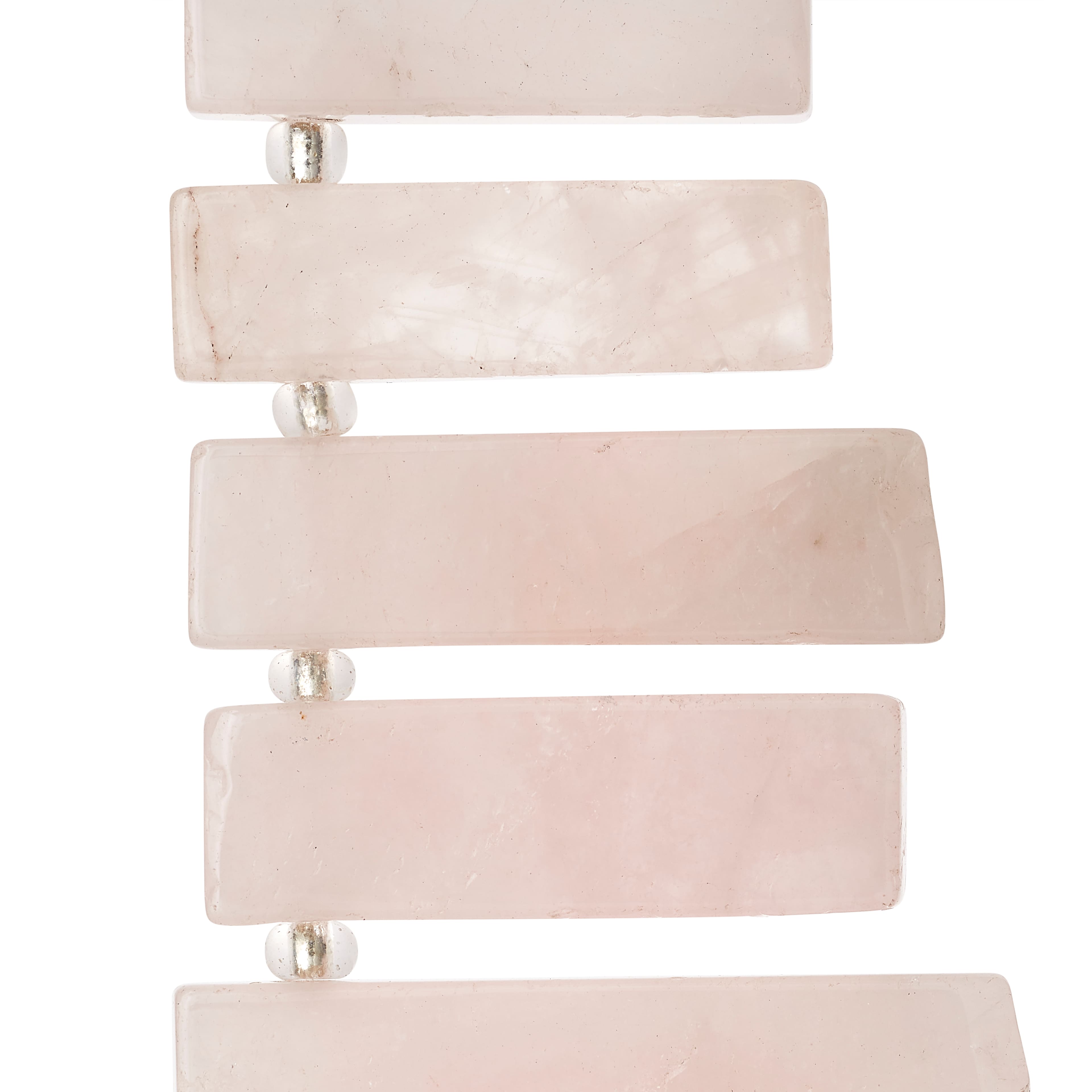 12 Pack: Sedona Rose Quartz Stick Beads, 14mm by Bead Landing™