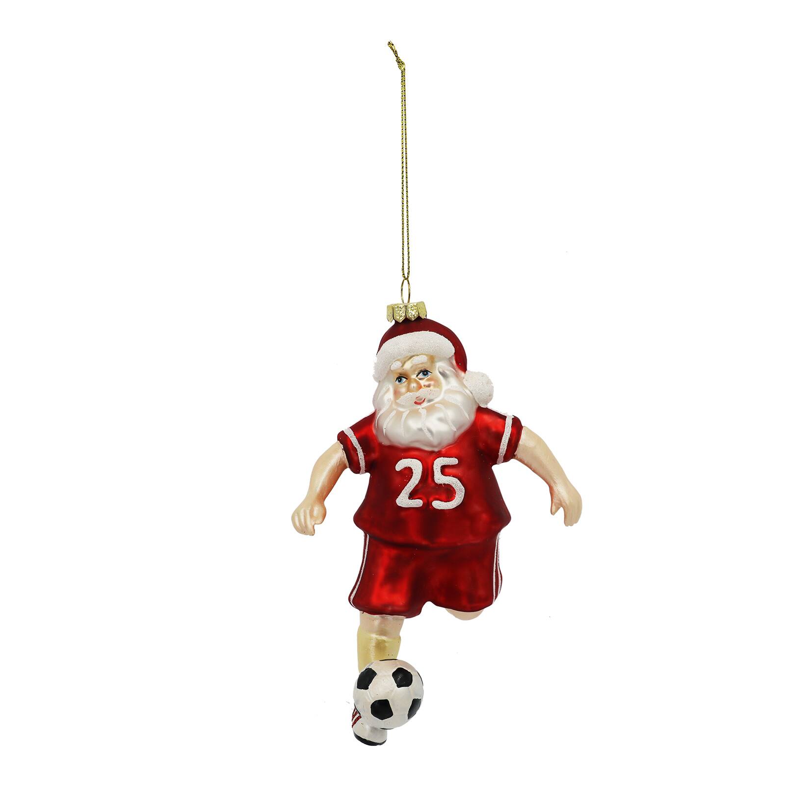 6.25&#x22; Soccer Player Santa by Ashland&#xAE;