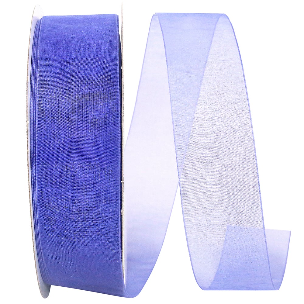 JAM Paper 1.5" x 100yd. Sheer Chiffon Mono Ribbon