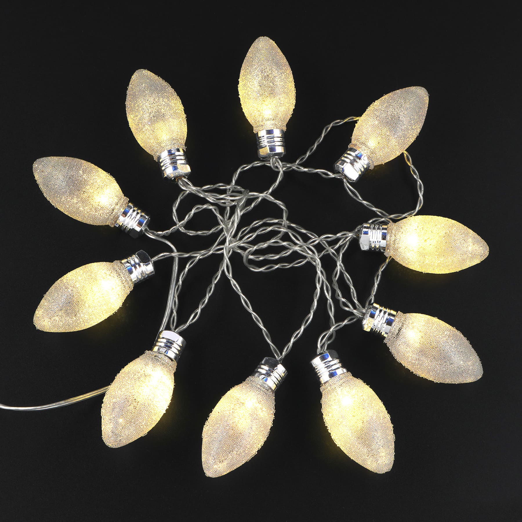 6ft. Clear C9 Frosted Bulbs LED String Lights by Ashland®