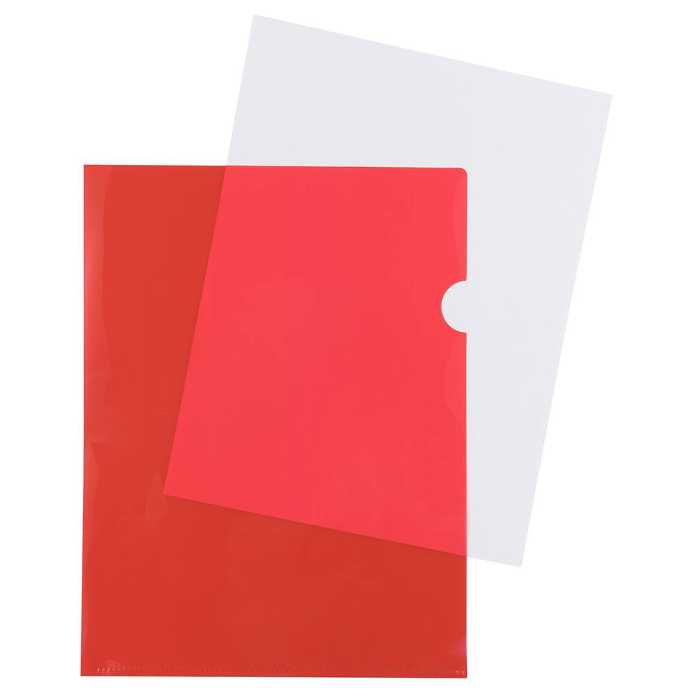 JAM Paper 9" x 11.5" Plastic Sleeve Page Protectors, 12ct. in Light Red | Michaels®