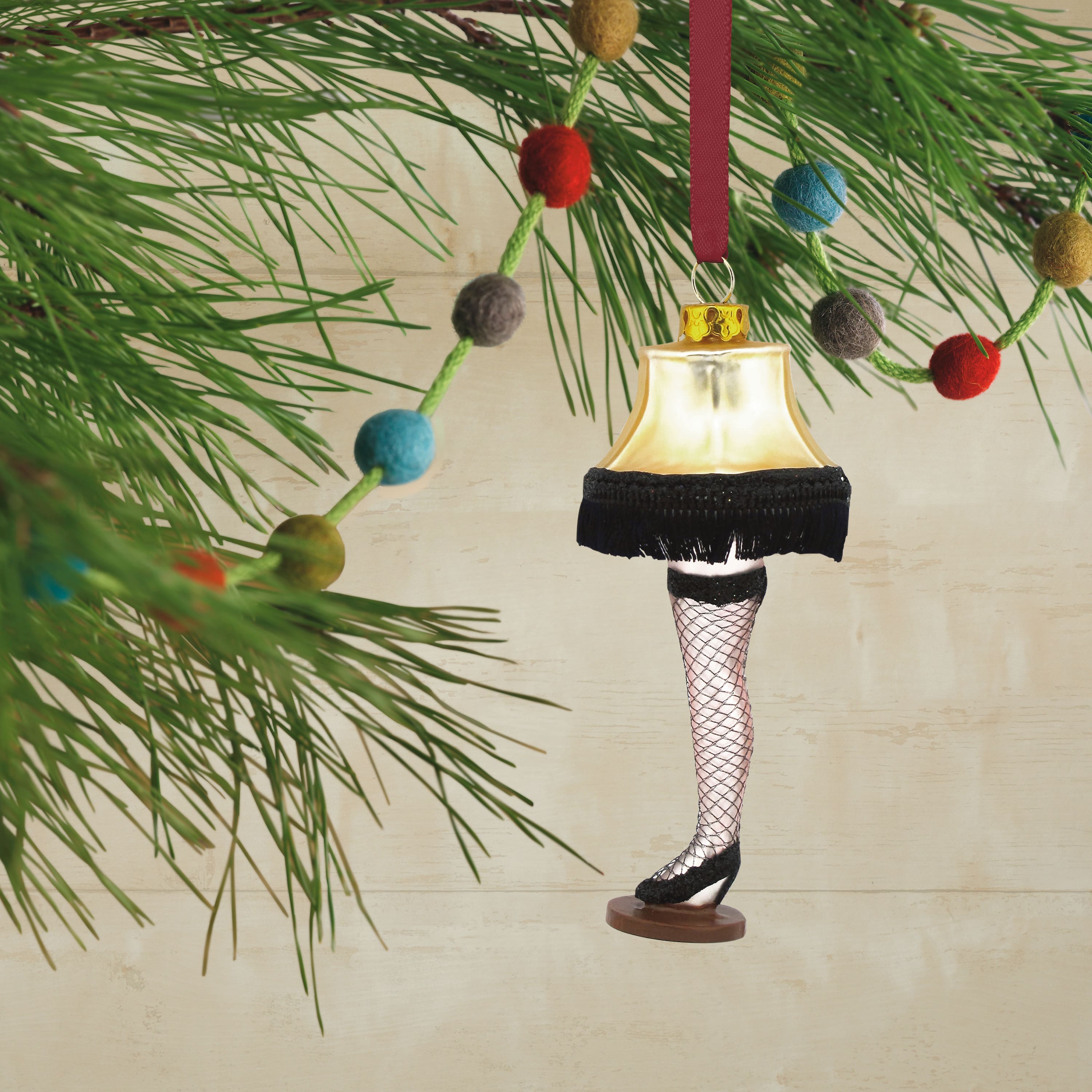 Hallmark A  Christmas Story&#x2122; 4.25&#x22; Leg Lamp Blown Glass Ornament