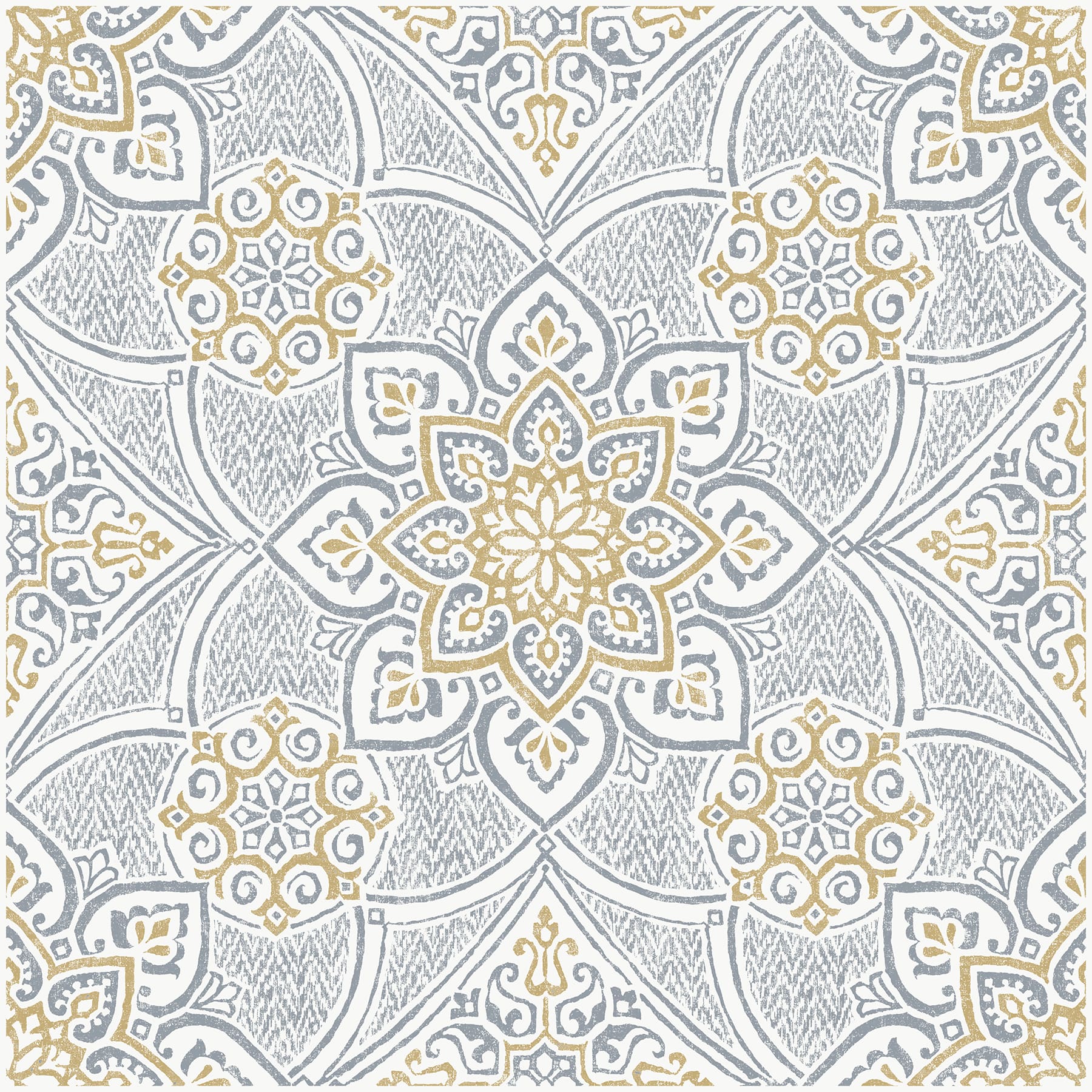 FloorPops Decora Blue Peel &#x26; Stick Floor Tiles