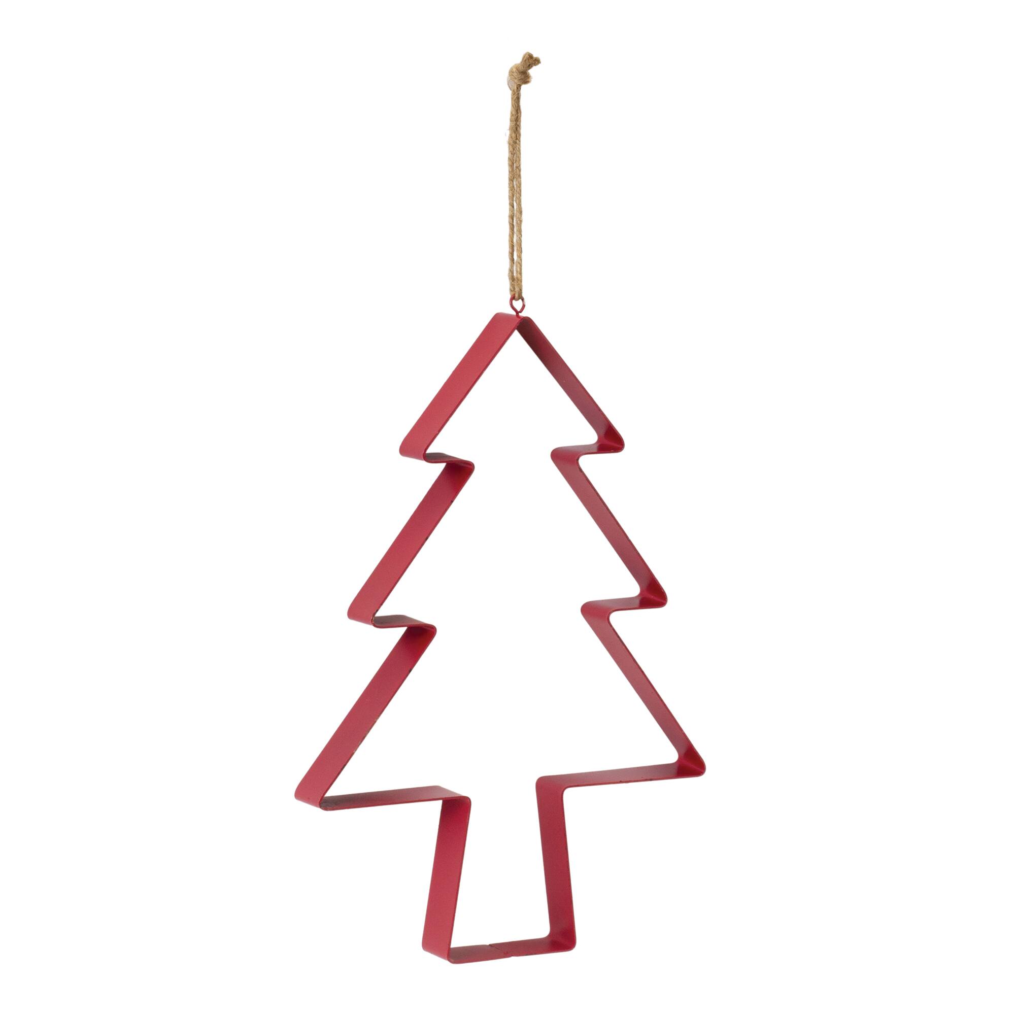12&#x22; Pine Tree Cookie Cutter Ornament Set