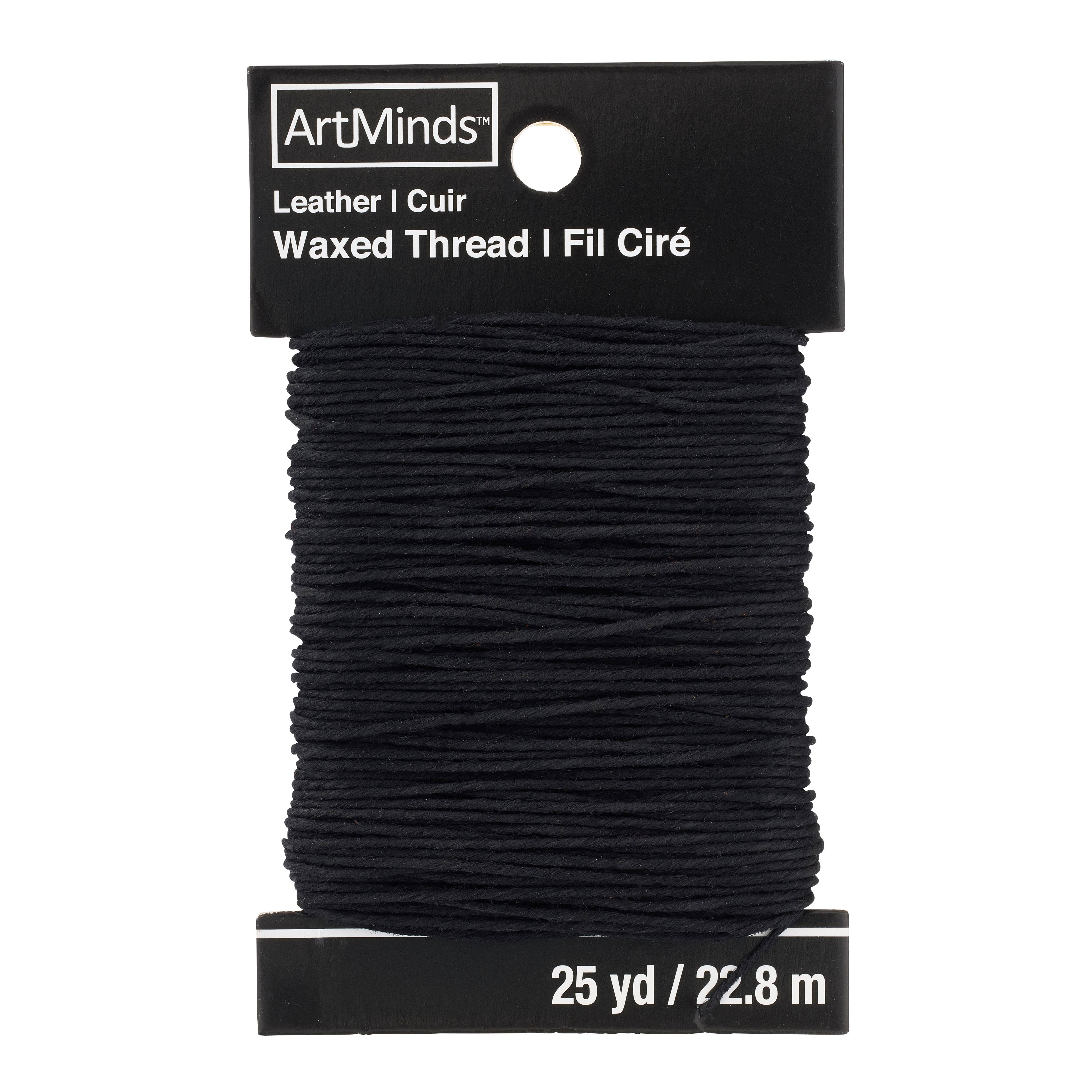 Waxed Thread by ArtMinds in Black | 25 yd