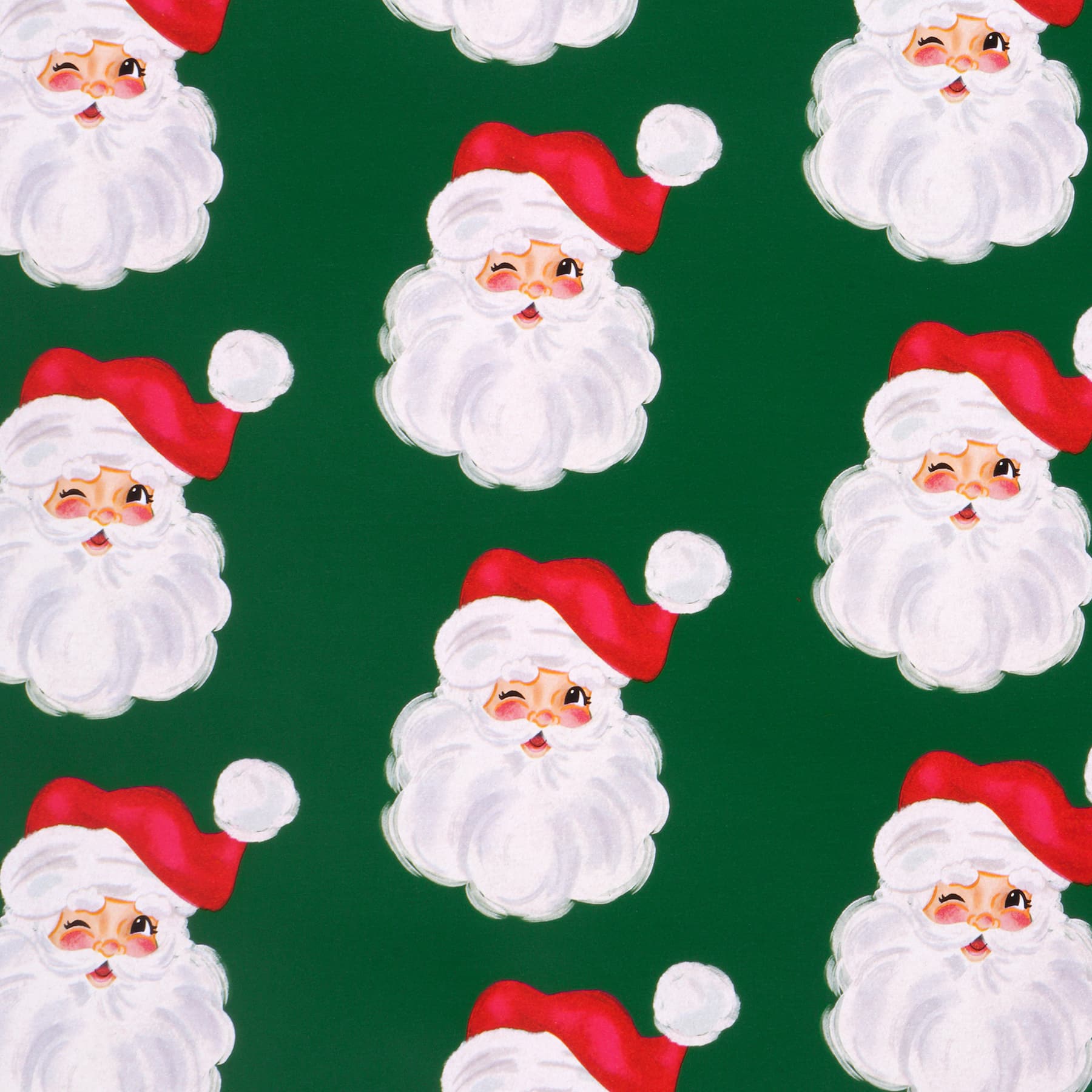 Green Santa Gift Wrap by Celebrate It&#x2122;