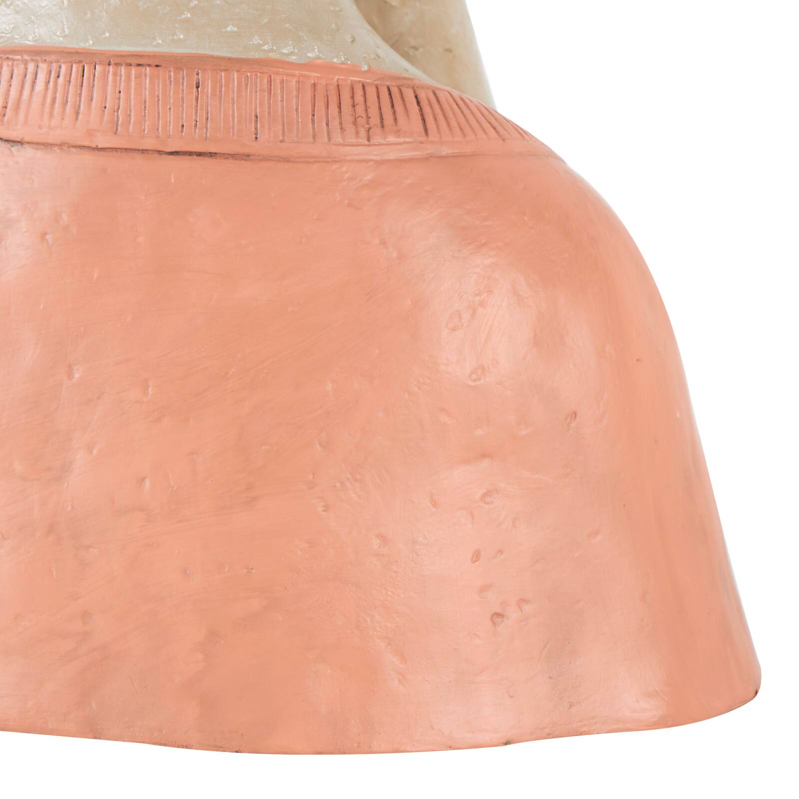 17" Woman Bust Planter with Succulent Crown