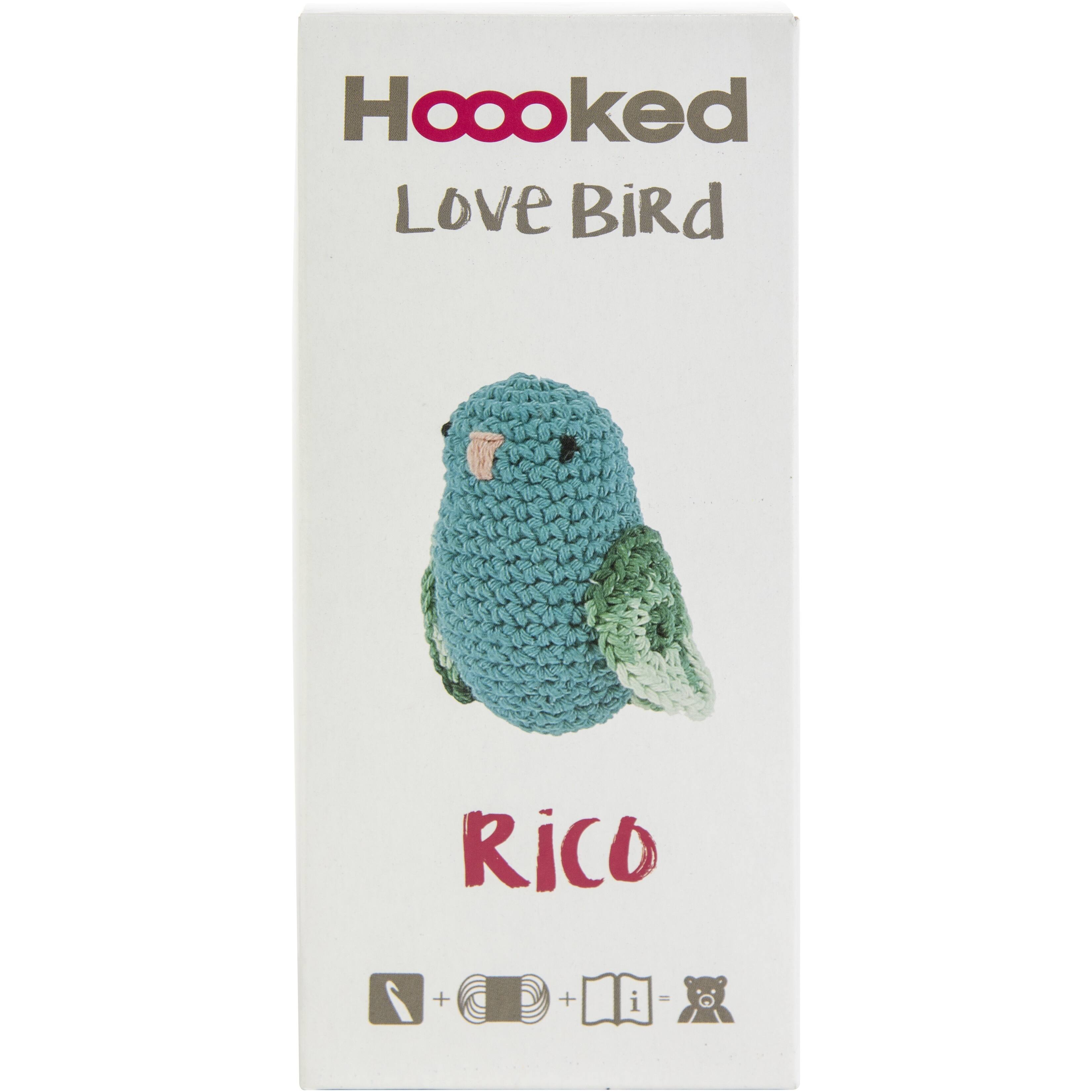 Hoooked Rico the Love Bird DIY Crochet Kit