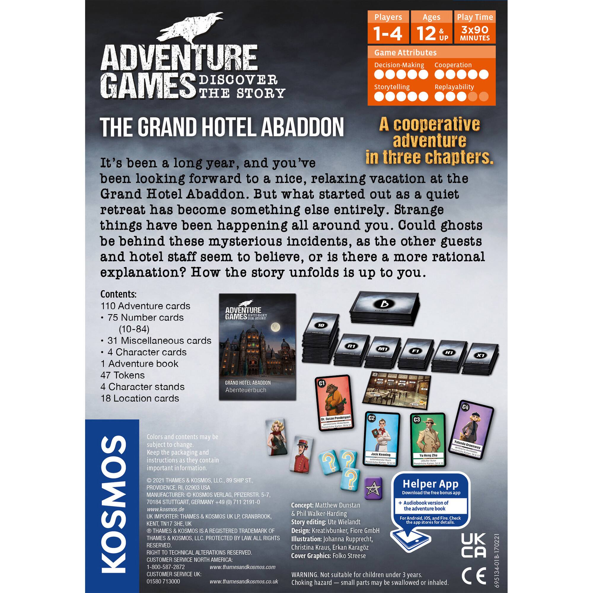 Thames & Kosmos Adventure Games: The Grand Hotel Abaddon
