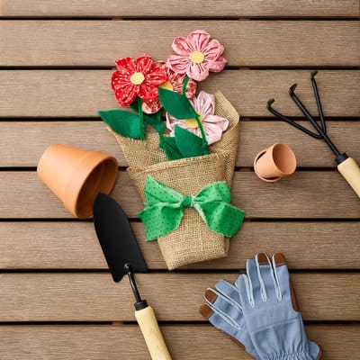 Fabric Flower Bouquet