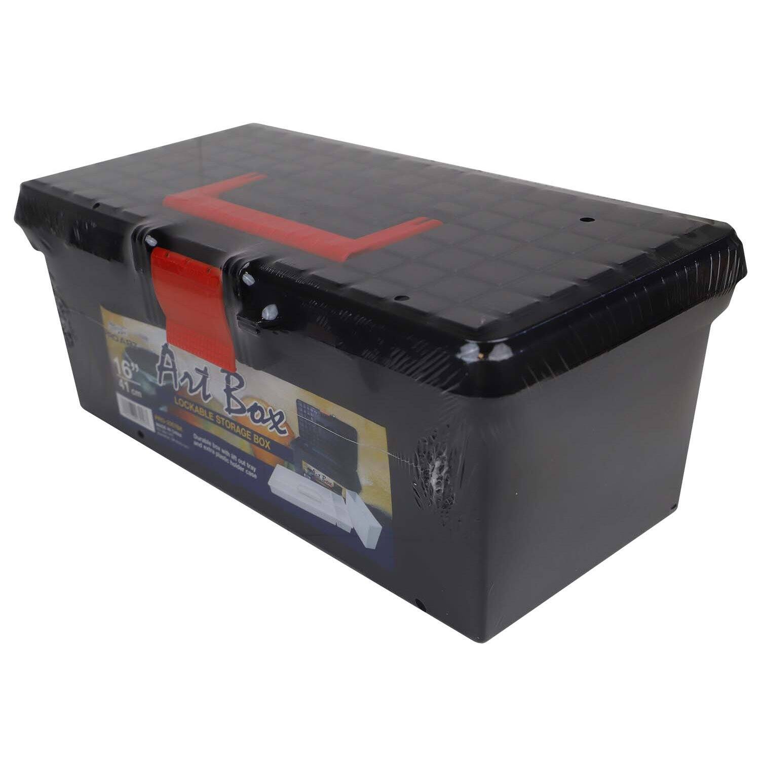 Pro Art 16" Black Art Box Organizer