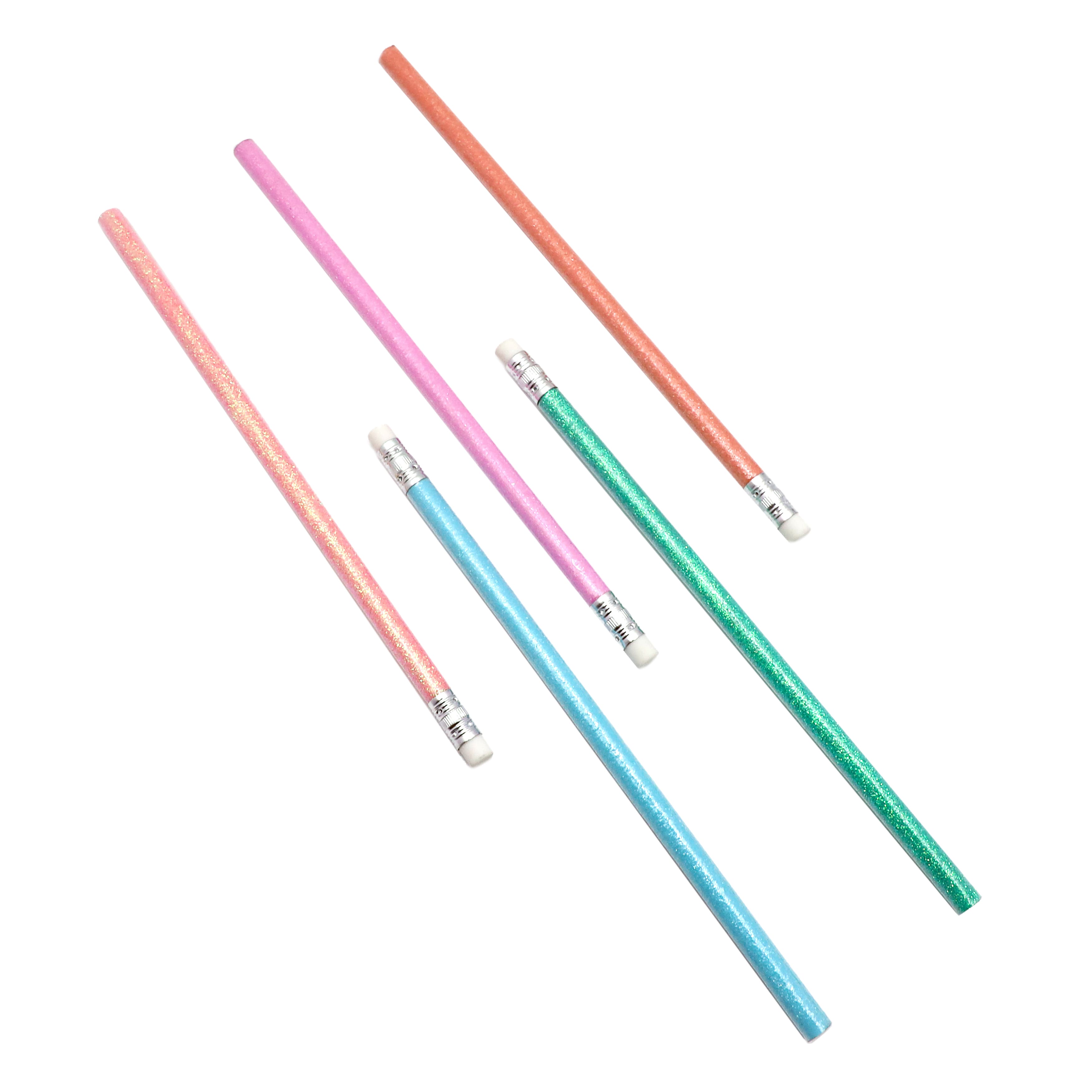 Back to School Pastel Primaries Glitter Pencils by Creatology&#x2122;