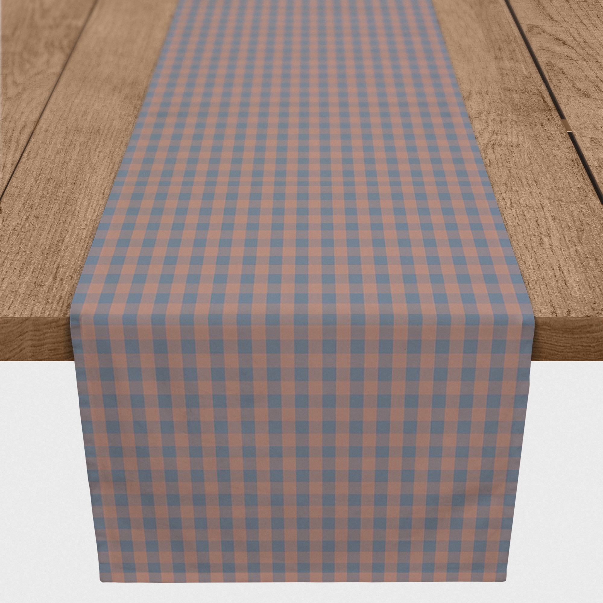 Plaid Cotton Twill Table Runner