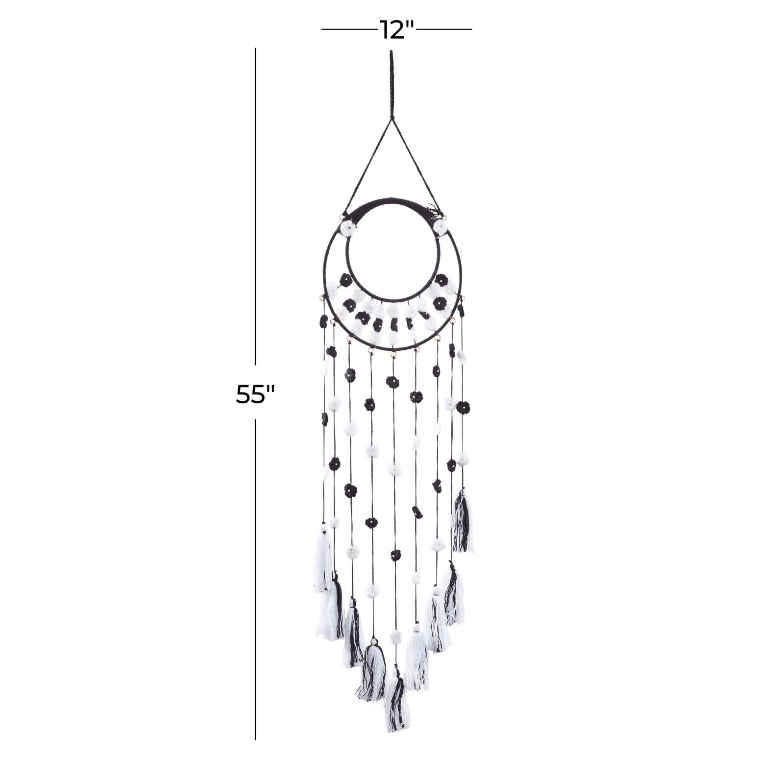 Black Metal Bohemian Wall Decor, 55&#x22; x 12&#x22;