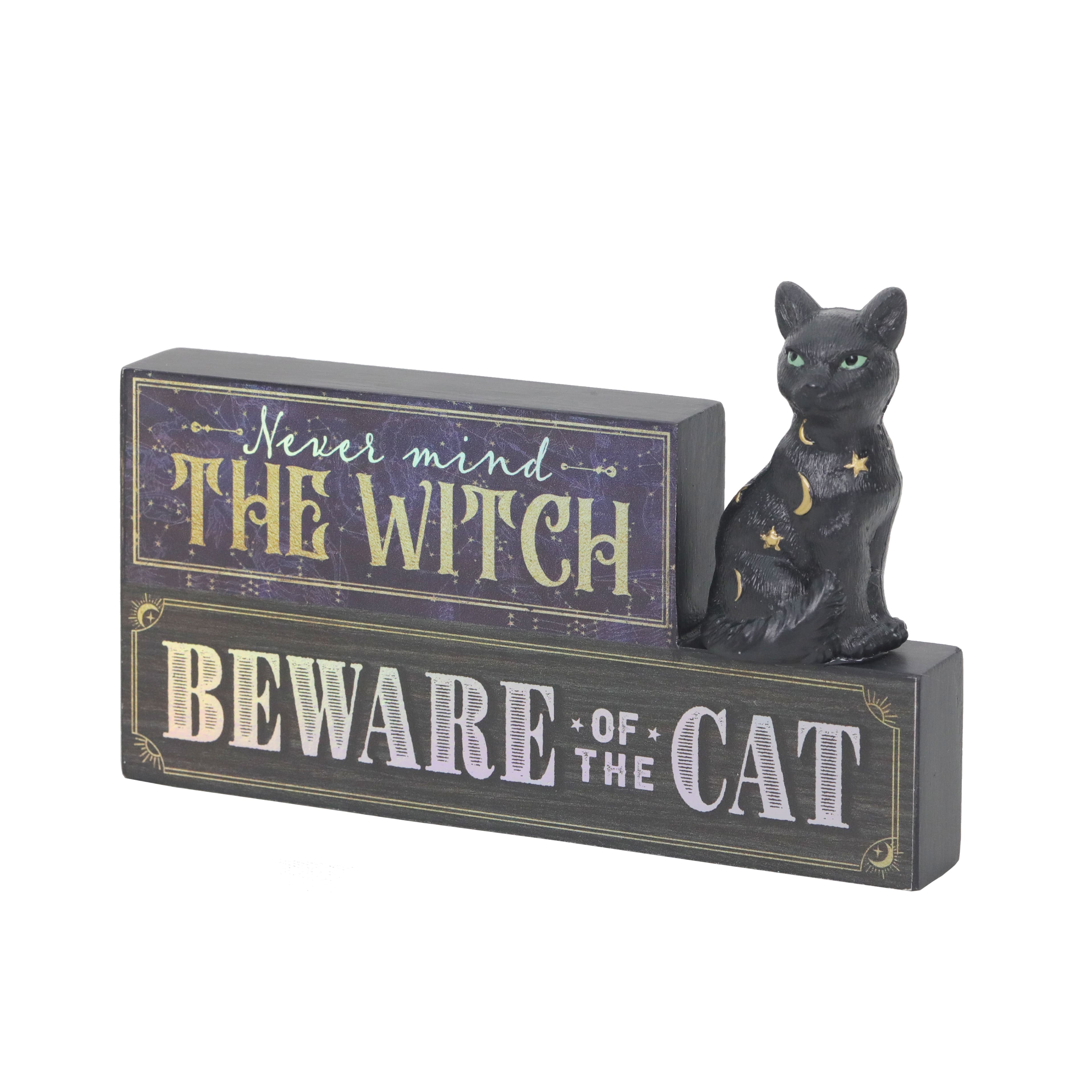 8&#x22; Beware of the Cat Tabletop Sign by Ashland&#xAE;