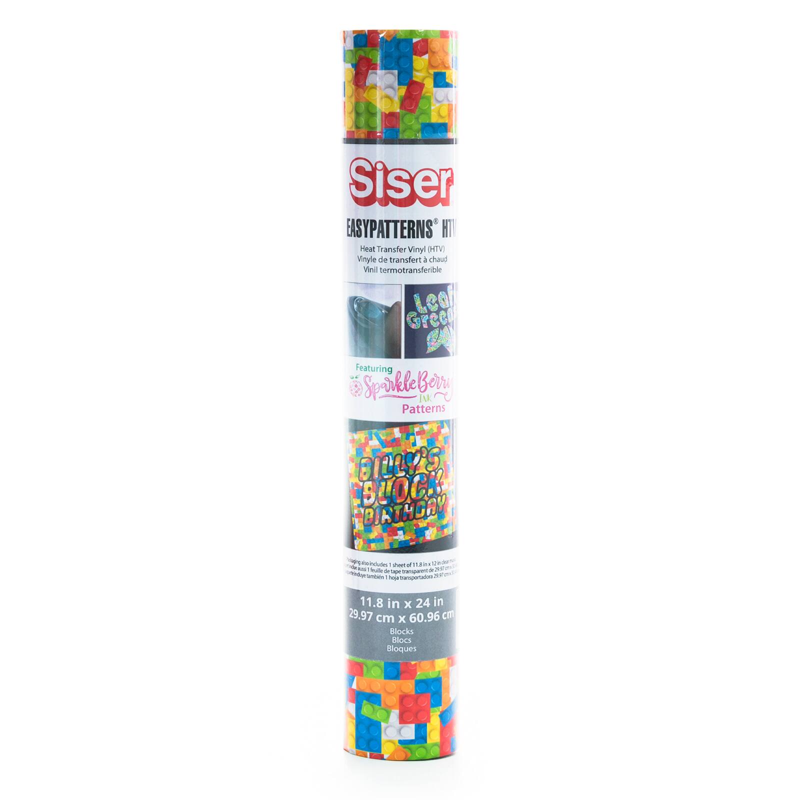 Siser® EasyPatterns® Heat Transfer Vinyl Featuring Sparkleberry Ink Patterns, Blocks | Michaels