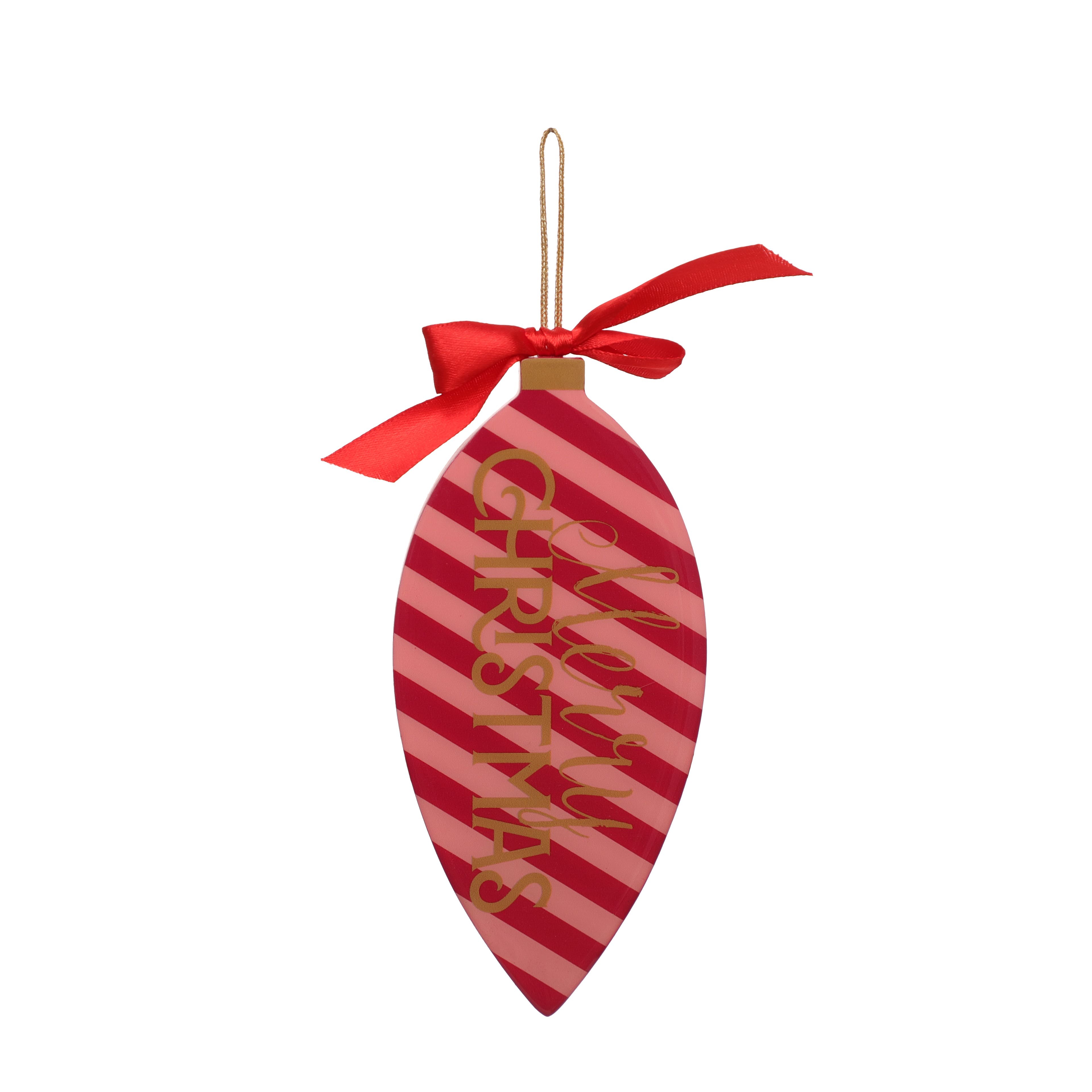 6.25&#x22; Pink &#x26; Red Bulb Ornament Wall D&#xE9;cor by Ashland&#xAE;