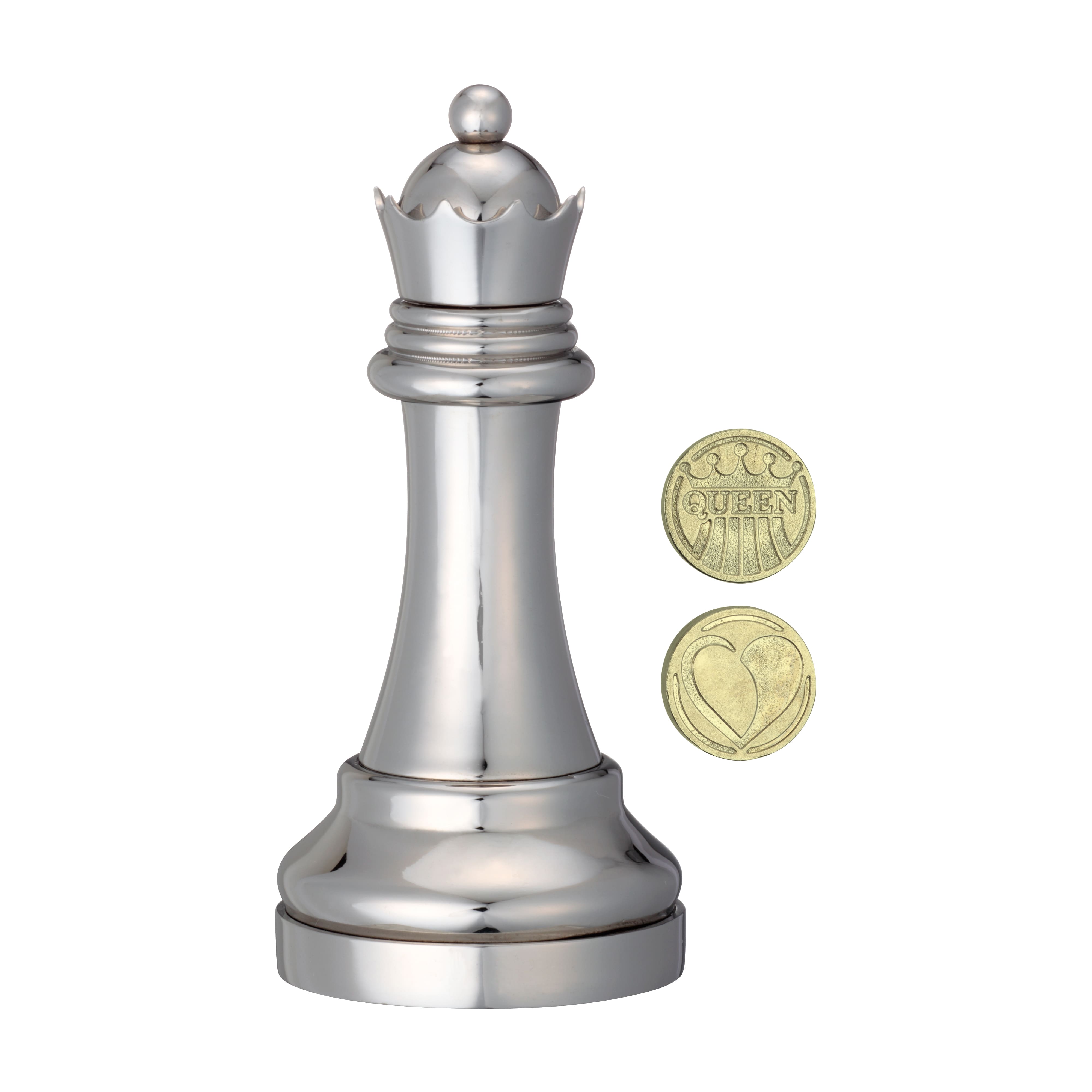 Hanayama Queen Level 3 Cast Chess Puzzle