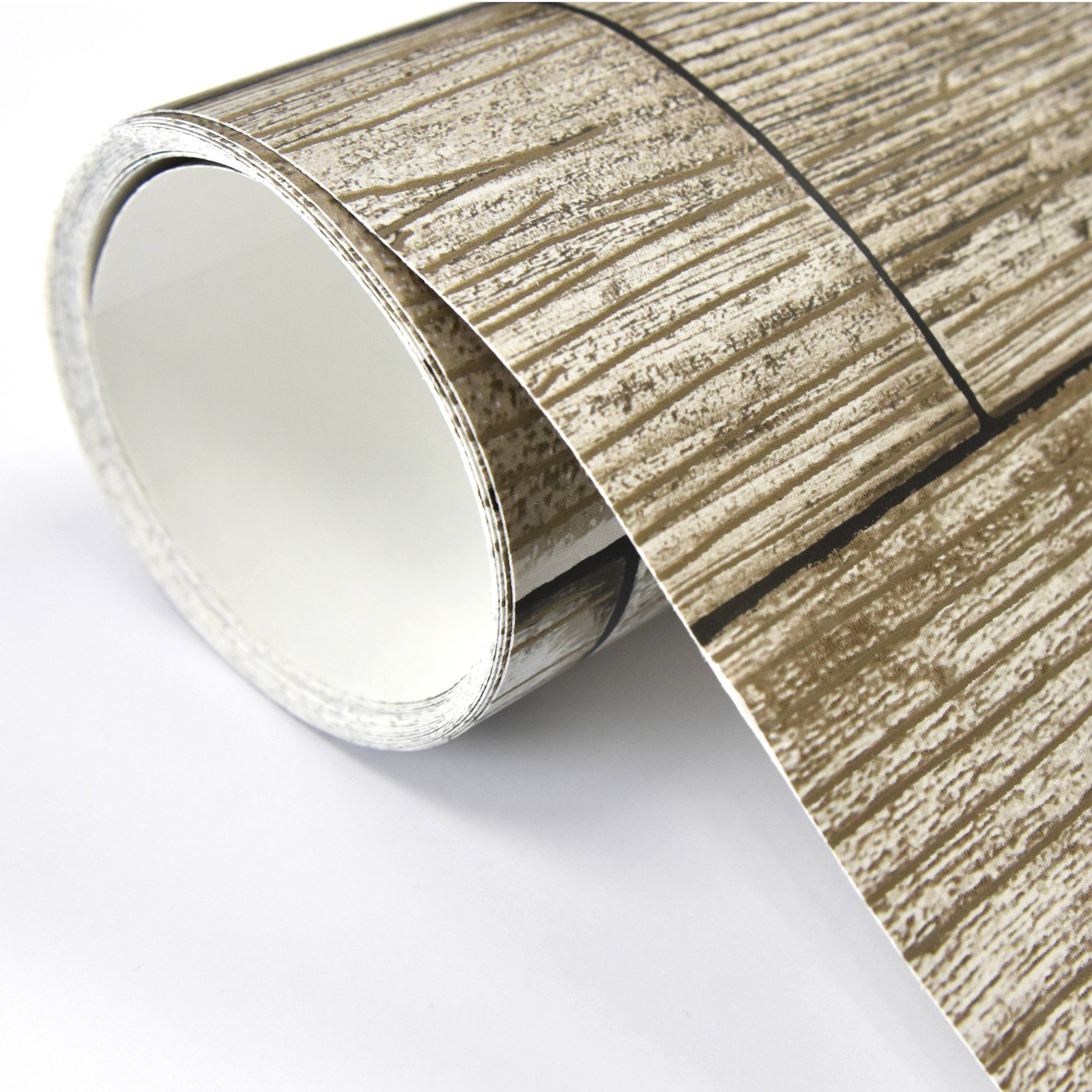 NuWallpaper Reclaimed Wood Plank Natural Peel & Stick Wallpaper