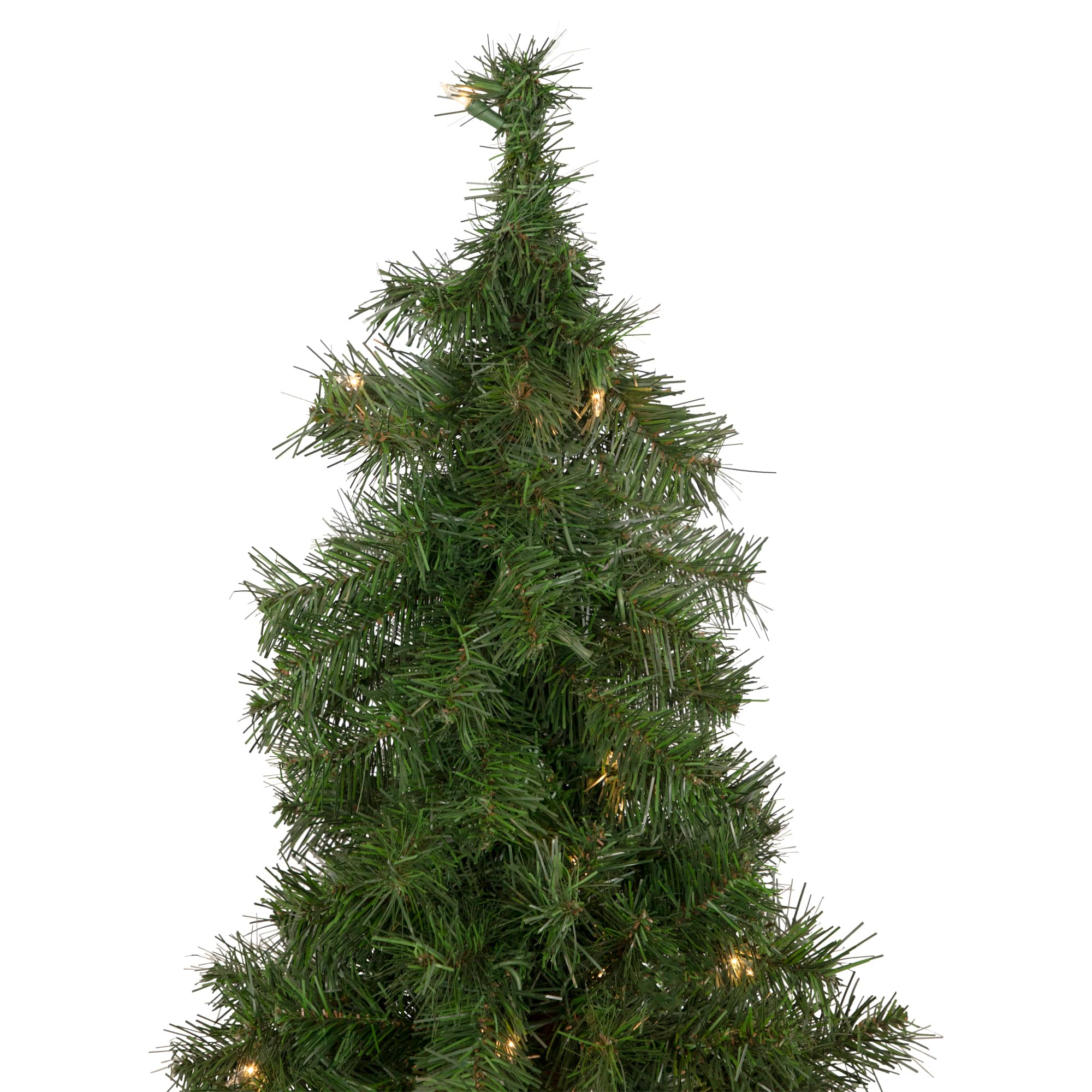 3ft., 4ft., & 5ft. Pre-Lit Woodland Alpine Artificial Christmas Tree Set, Clear Lights