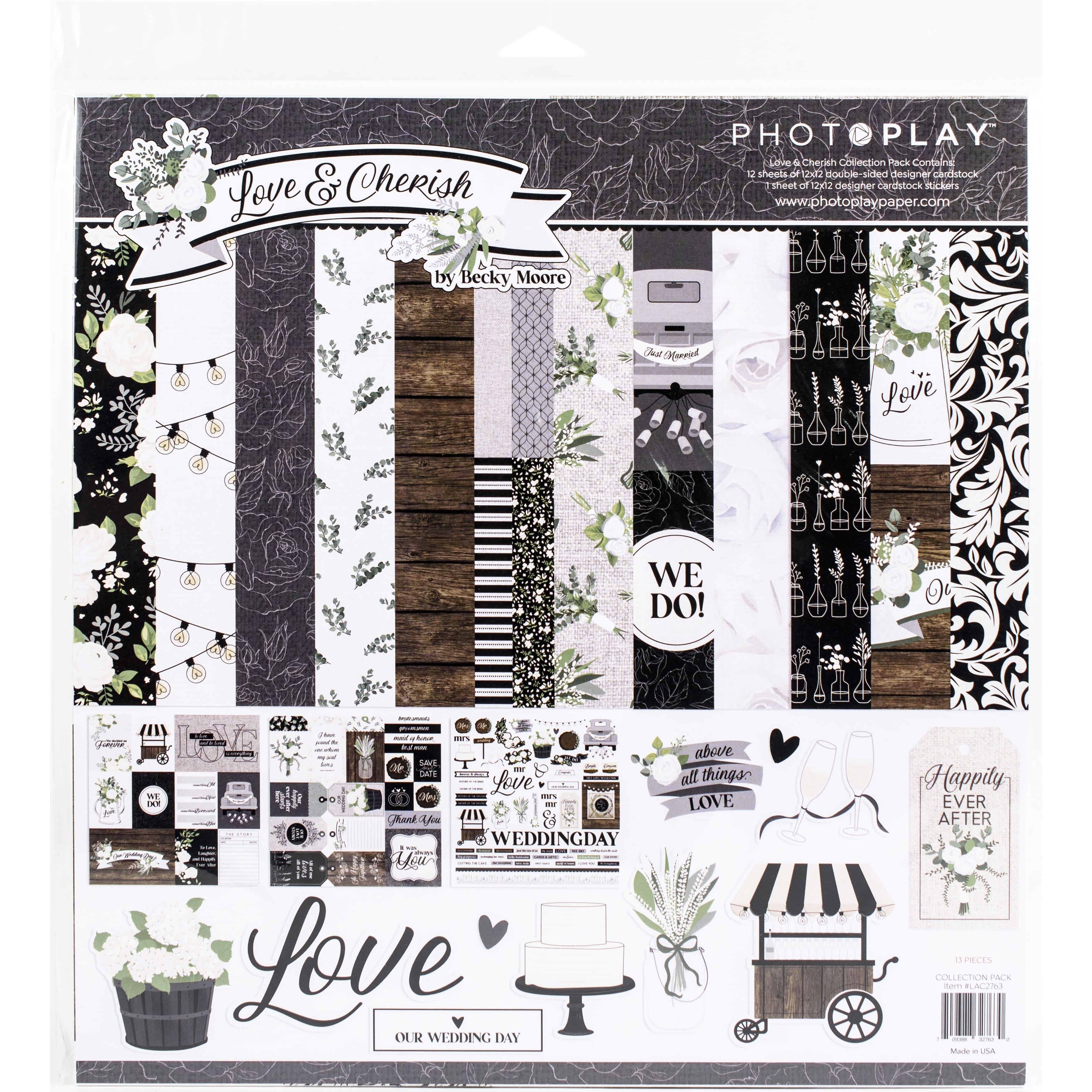 PhotoPlay - Love and Cherish Collection - 12 x 12 Cardstock