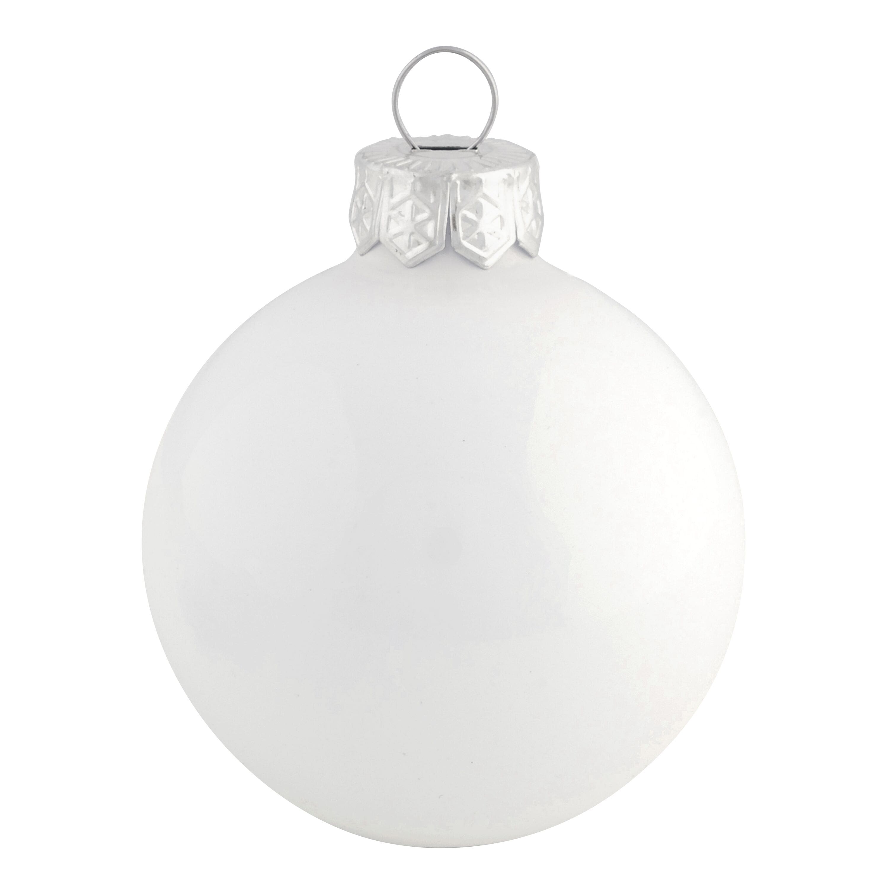 Whitehurst 40ct. 1.25" Glossy Glass Ball Ornaments