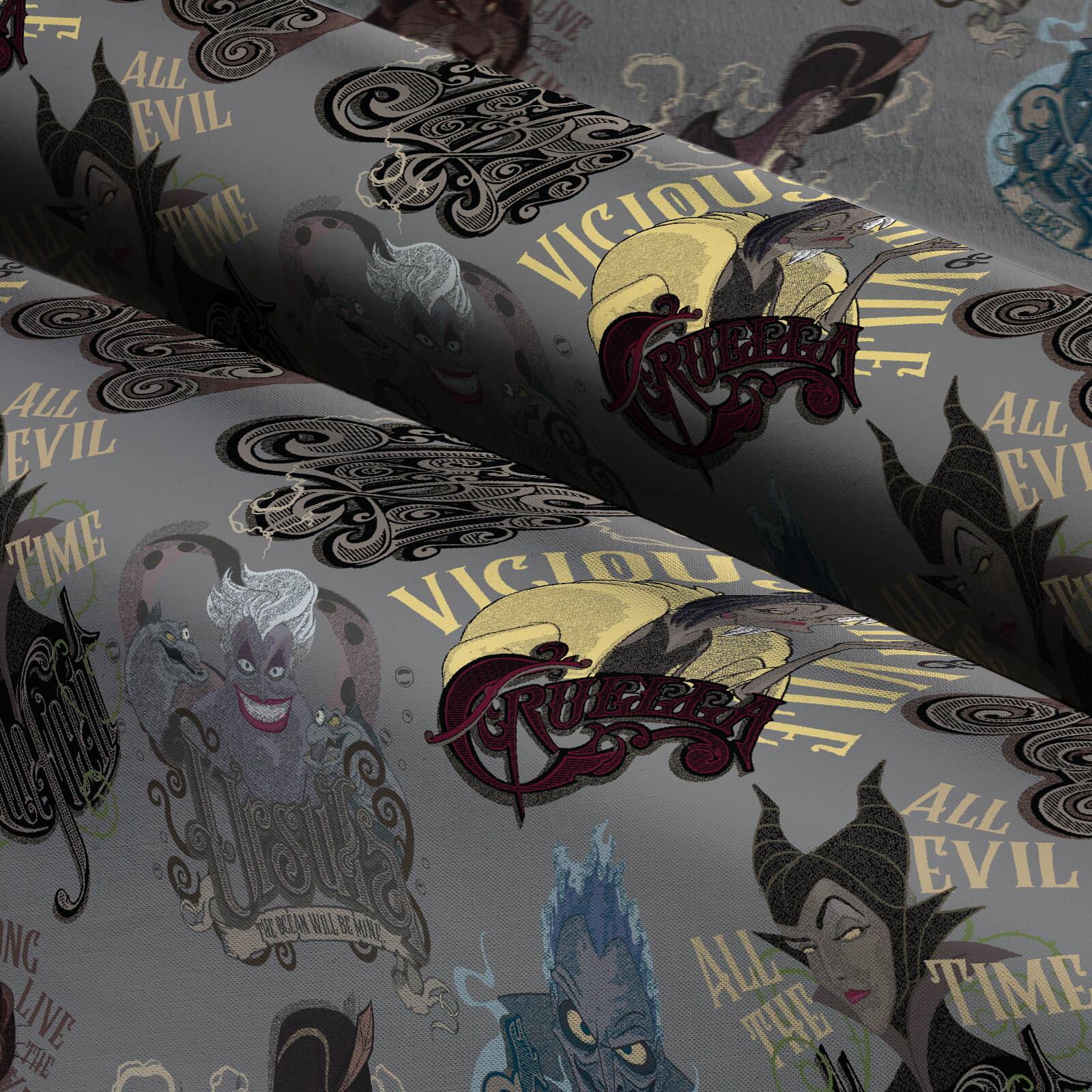 Disney Villains All Evil Cotton Fabric